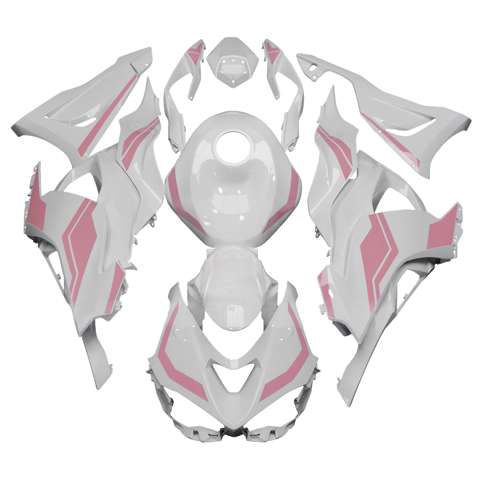 Injectiekuipset carrosserie kunststof ABS geschikt voor Kawasaki ZX-6R 2024-2025