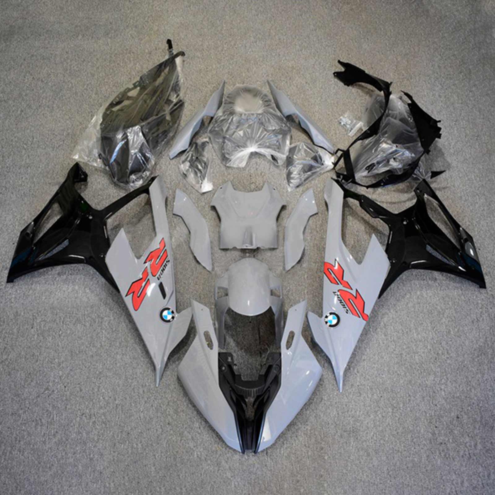 2019-2022 BMW S1000RR Amotopart Injection Fairing Kit Bodywork Plastic ABS #121