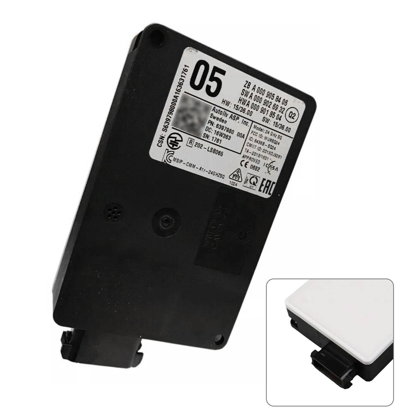 Mercedes-Benz ML/GL/GLE/GLS W166/X166 Främre radarsensor Distronic-styrenhet 0009058406