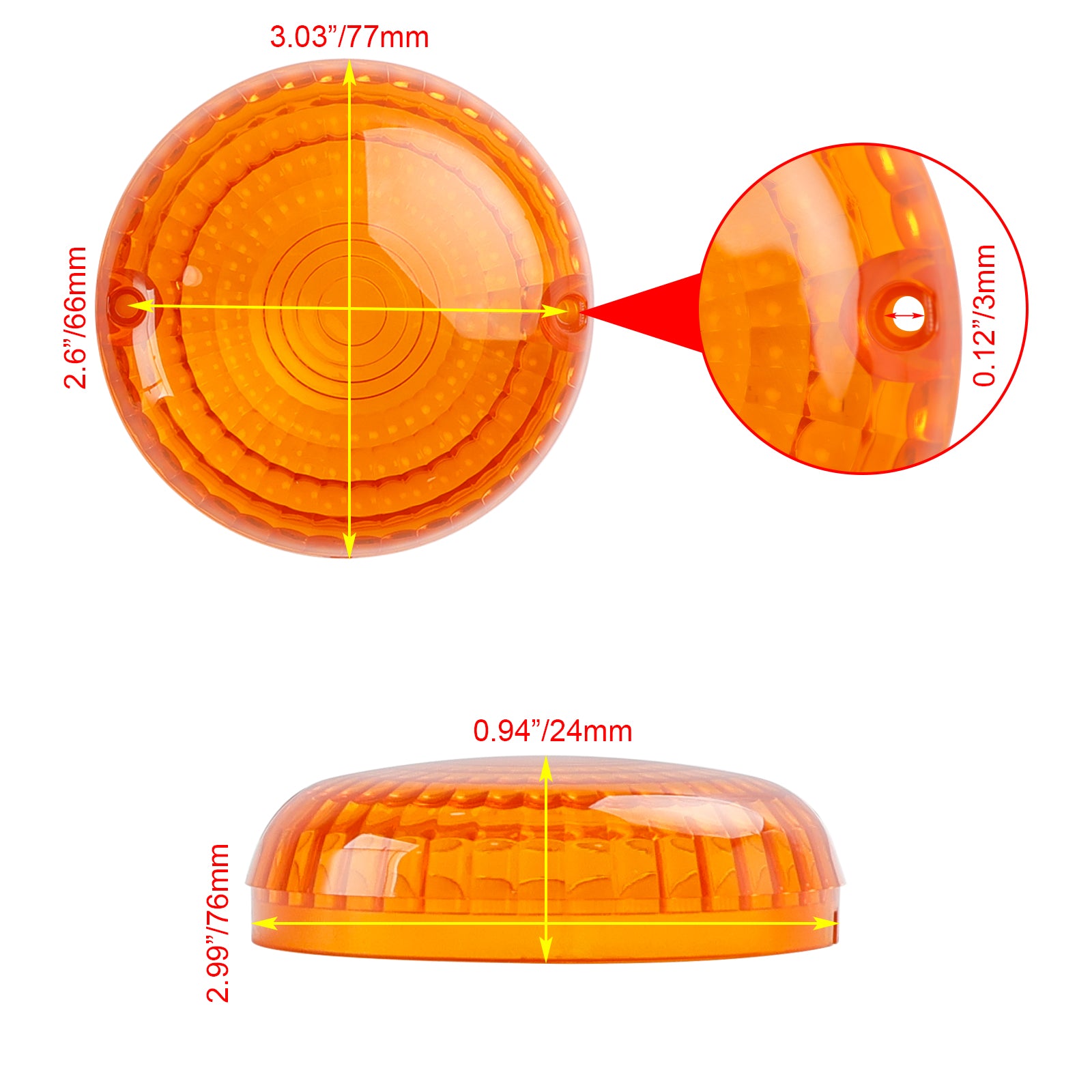 Cubierta de lente de intermitentes delantero/trasero para Yamaha V-Star1100 XVS650 Road Star