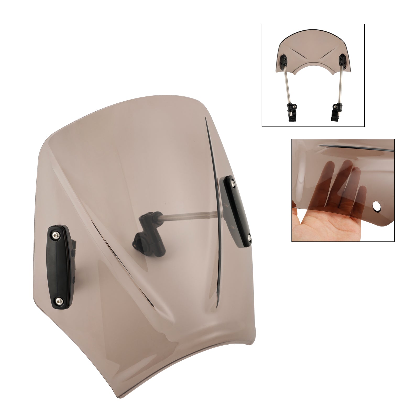 Motorfiets met 22mm/7/8" stuur Windscherm Windscherm Universeel