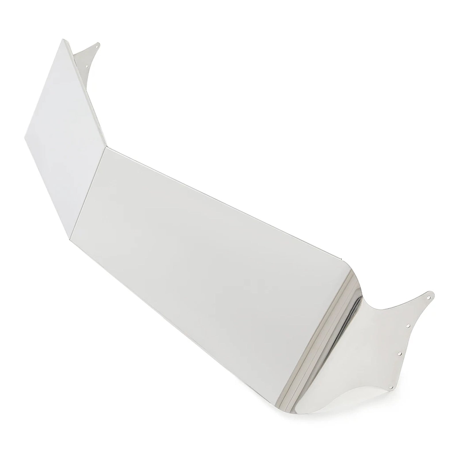 Flat Top Silvery Drop Visor For Peterbilt 377 378 379 335 386 388 389