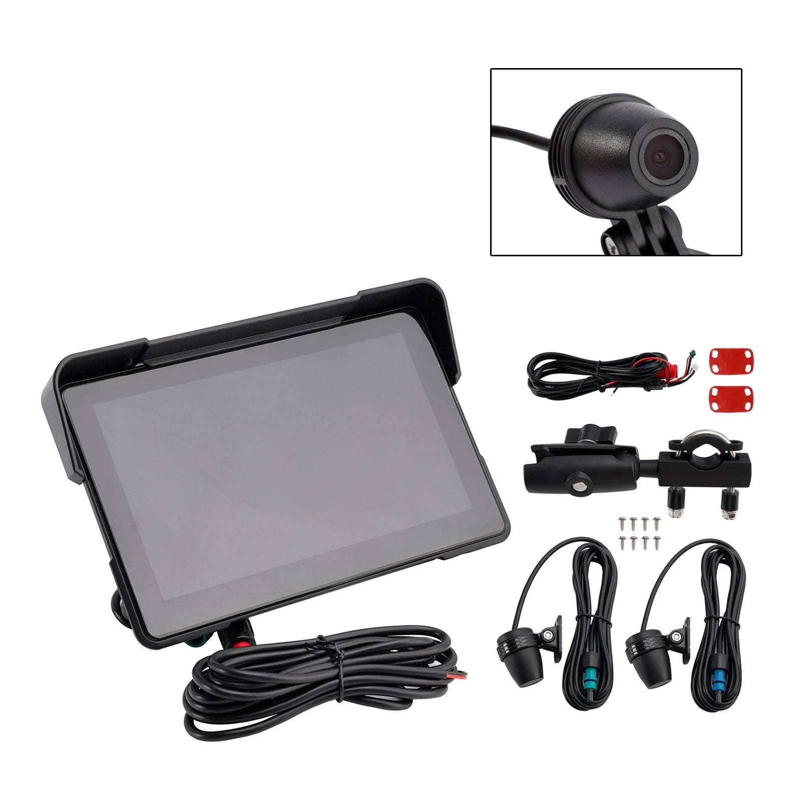 Motorcyklar bilspel 7 tum Universal 1080p -rekord för Scooter Motorcykel