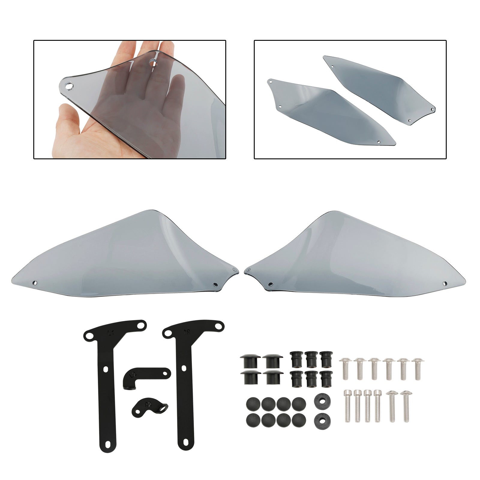 2022-2023 DUCATI Desert X Motorcycle Deflector Side Top