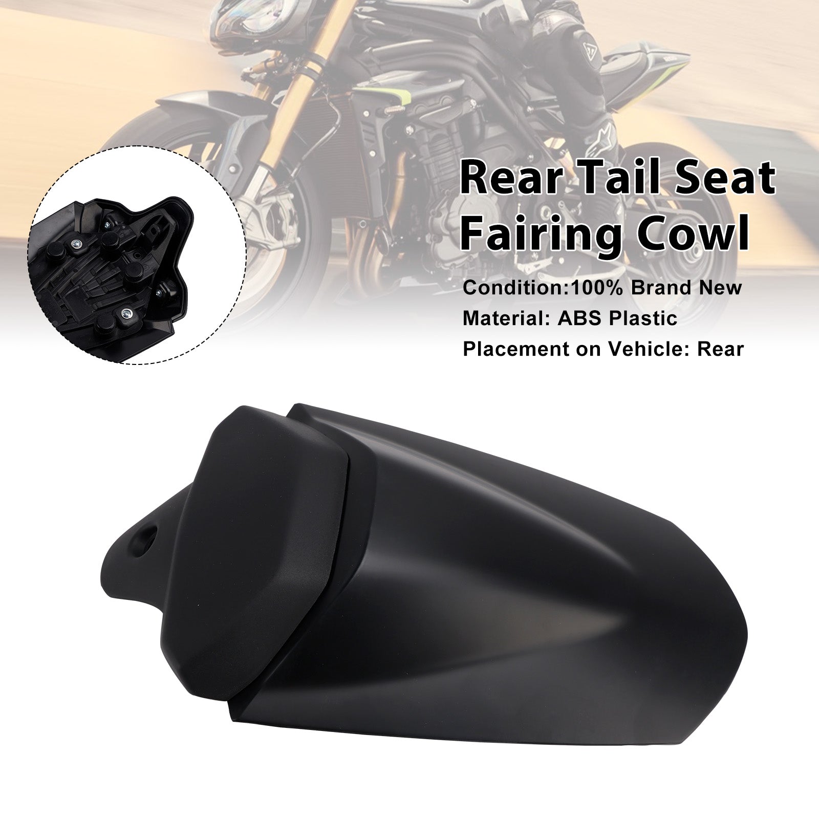 2025-2026 For Speed Triple 1200 RS Rear Tail Seat Fairing Cowl Cover