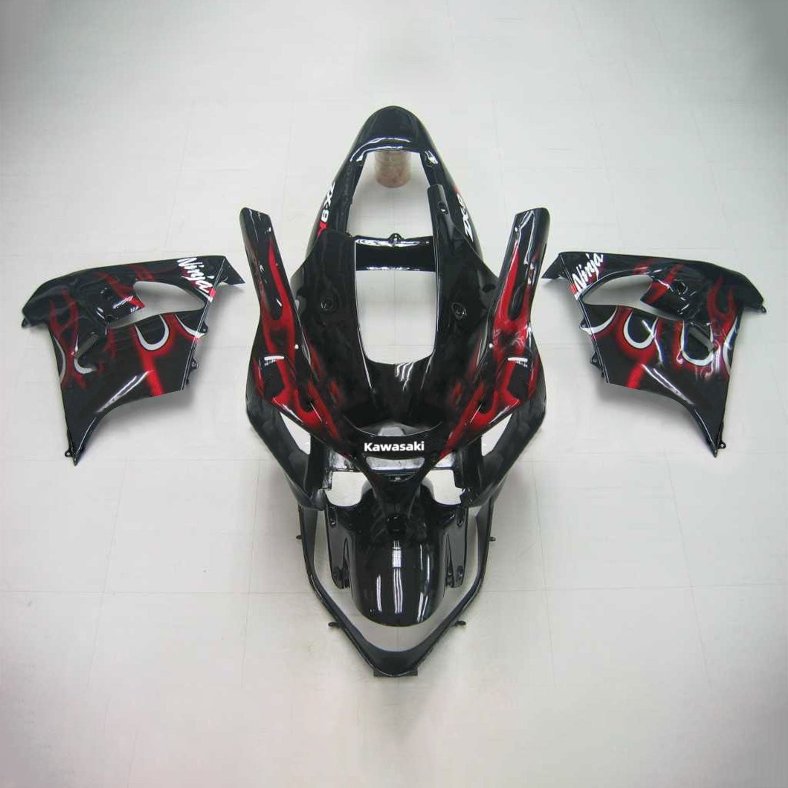 2002-2003 Kawasaki ZX9R Kit de carénage injection de carrosserie Plastique ABS # 108