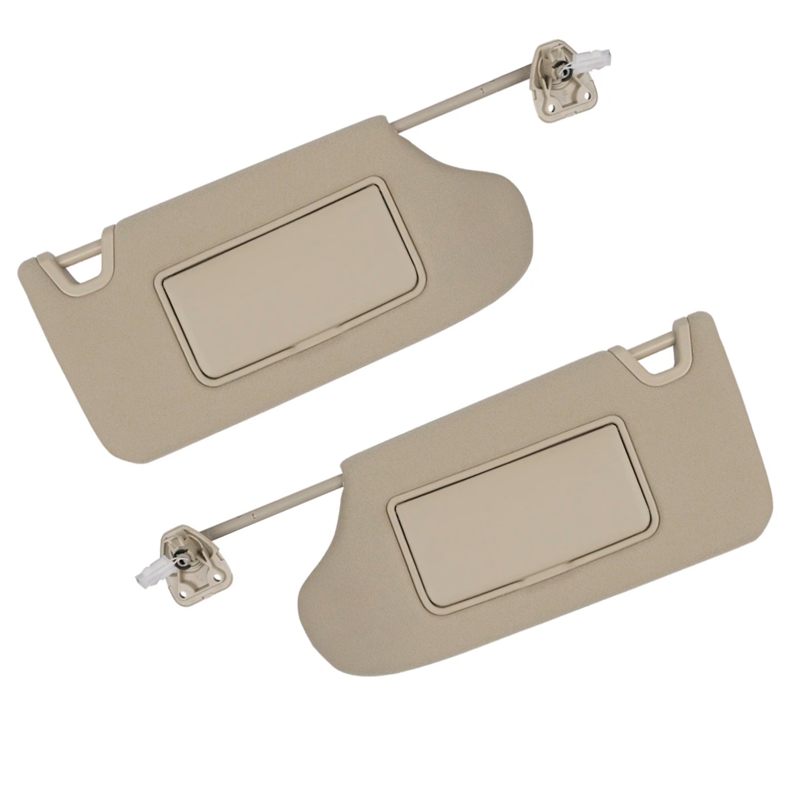 2 piezas de parasol beige izquierdo para Nissan Altima 2013-2018 & Derecha 96401-3TA2A 96400-3TA2A