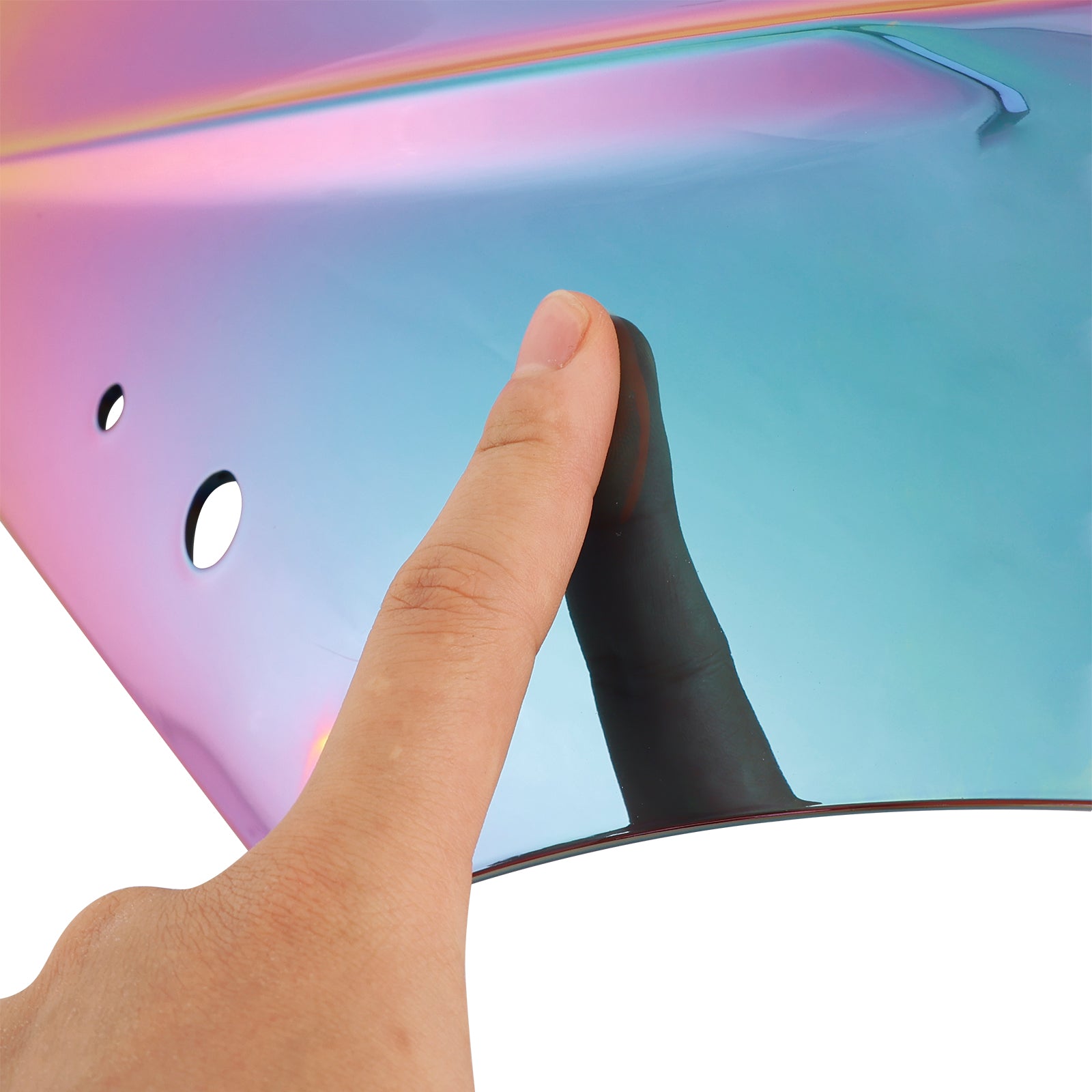 Motorfiets met 22mm/7/8" stuur Windscherm Windscherm Universeel