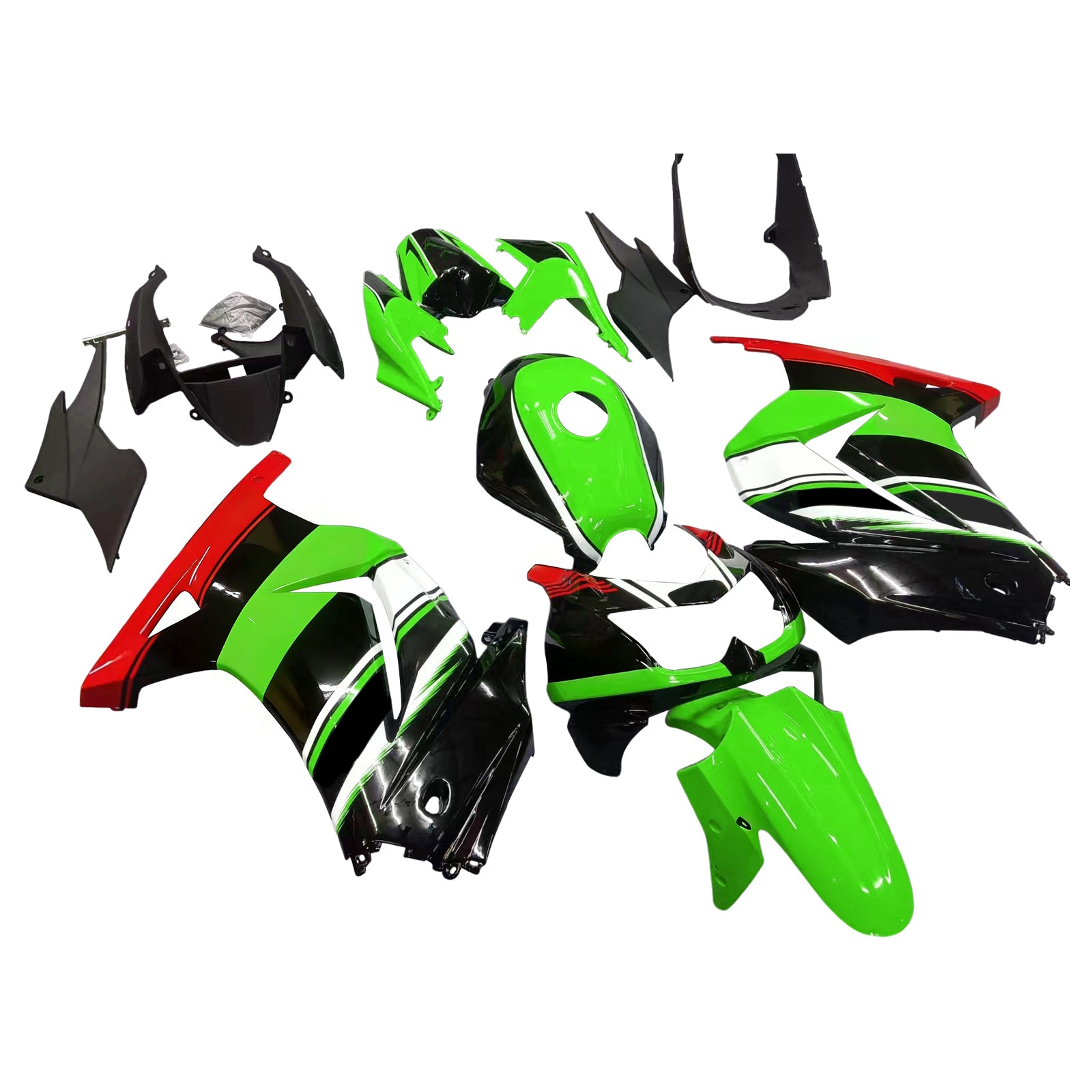 Injection Fairing Kit Bodywork Plastic ABS fit For Kawasaki EX250 Ninja250R 2008-2012
