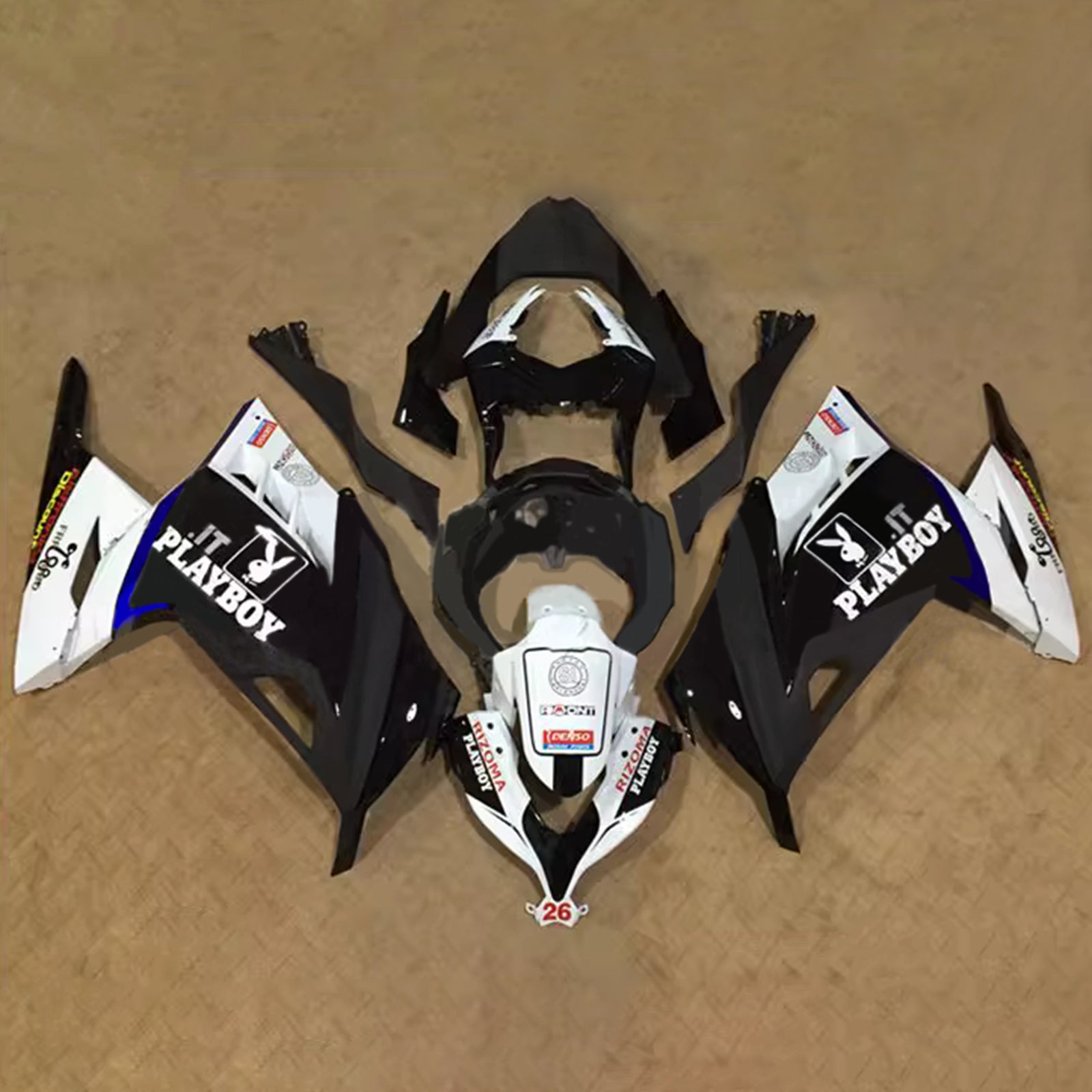 Injection Fairing Kit Bodywork Plastic ABS fit For Kawasaki EX300 Ninja300 2013-2024