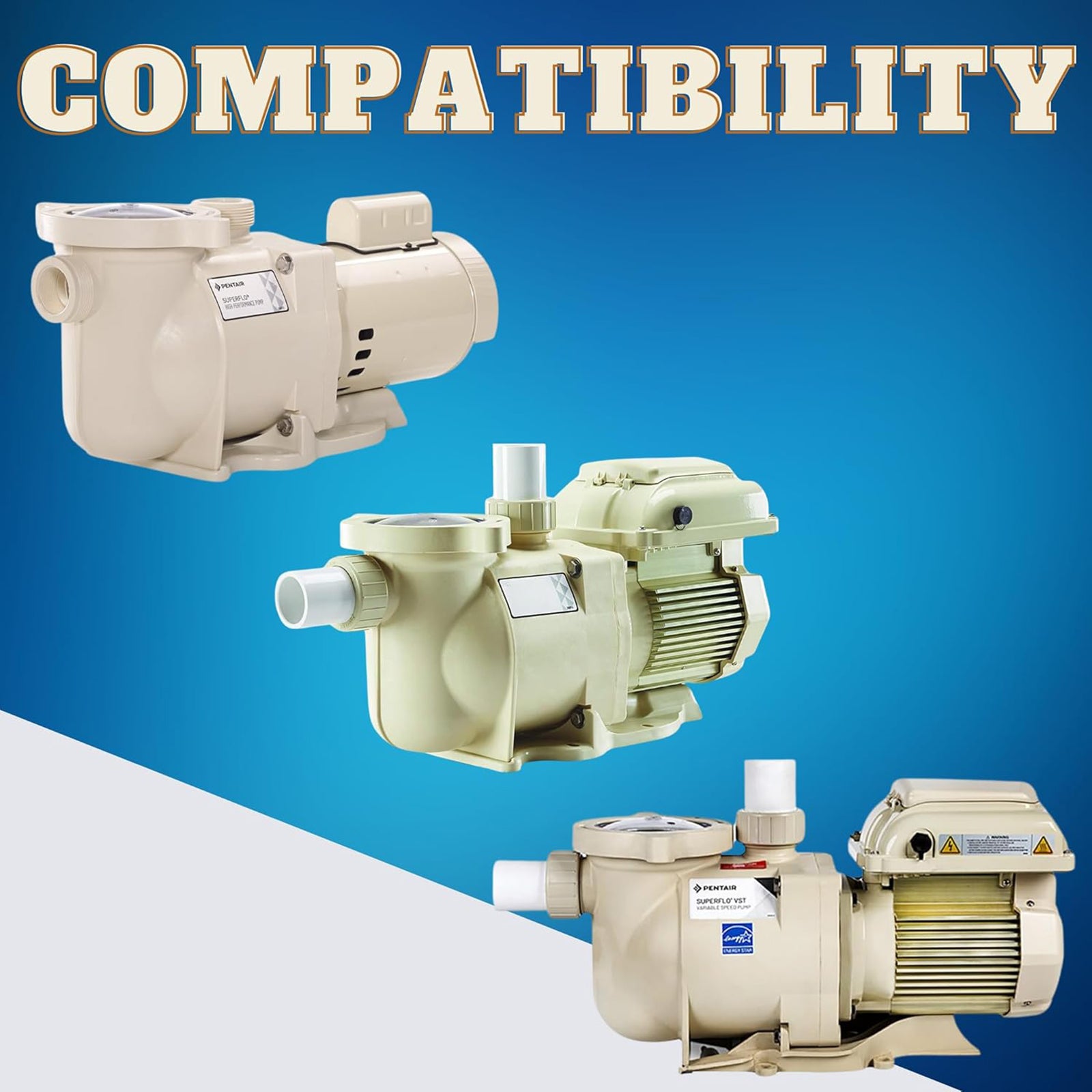 Grote mandpomp 355667 Voor zwembad- en spapomp