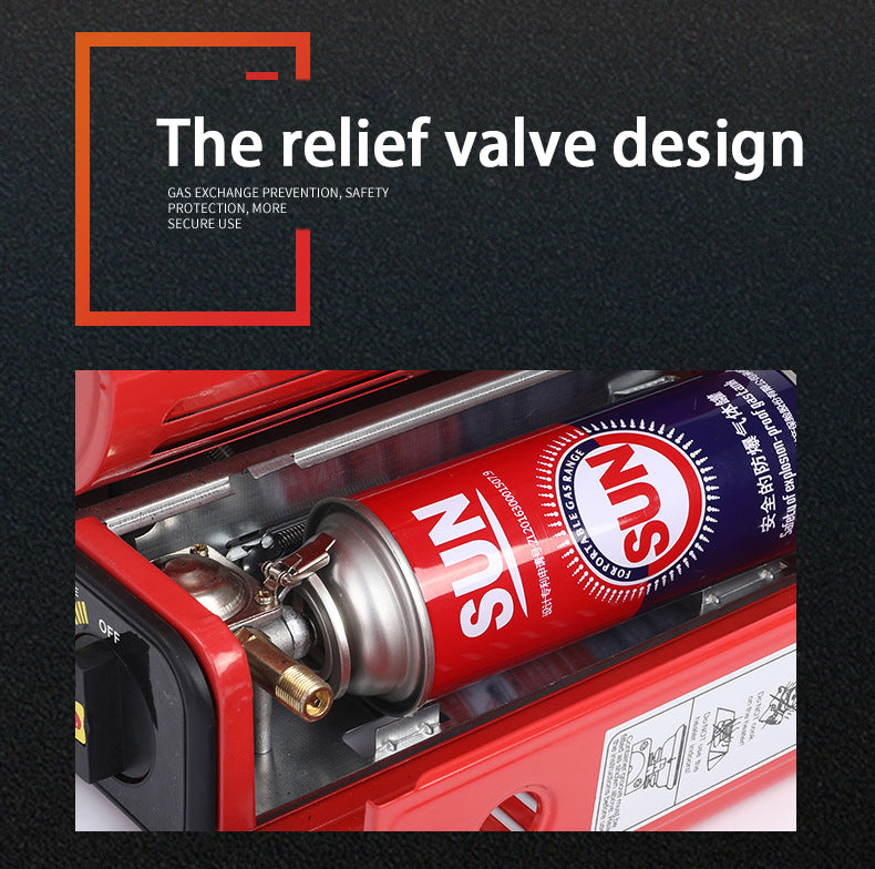 Kemping pohotovostný ohrievač Bután Dvojité koherentné nástroje na prežitie tepla