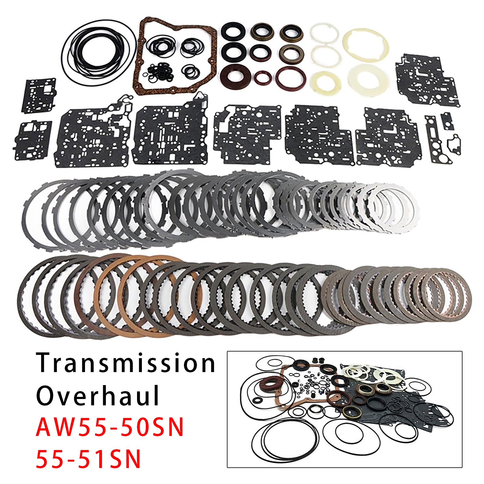 AW55-50SN 55-51SN Transmission Master Rebuild Kit For Volvo Opel 1995+