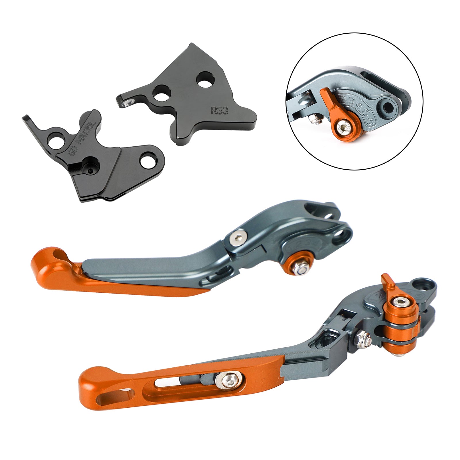 2005-2014 YAMAHA YBR125 Adjustable Clutch Brake Lever