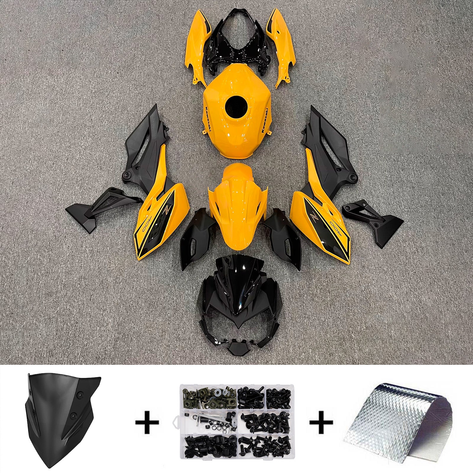 Injection Fairing Kit Bodywork Plastic ABS fit For Kawasaki Z400 2018-2024