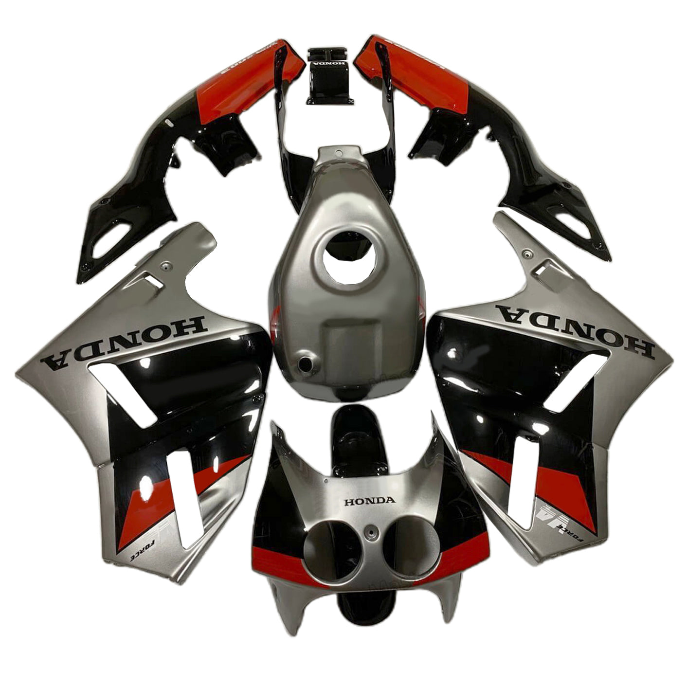 1988-1992 Honda VFR400R NC30 injektionsmässa kit Bodywork Plastic ABS