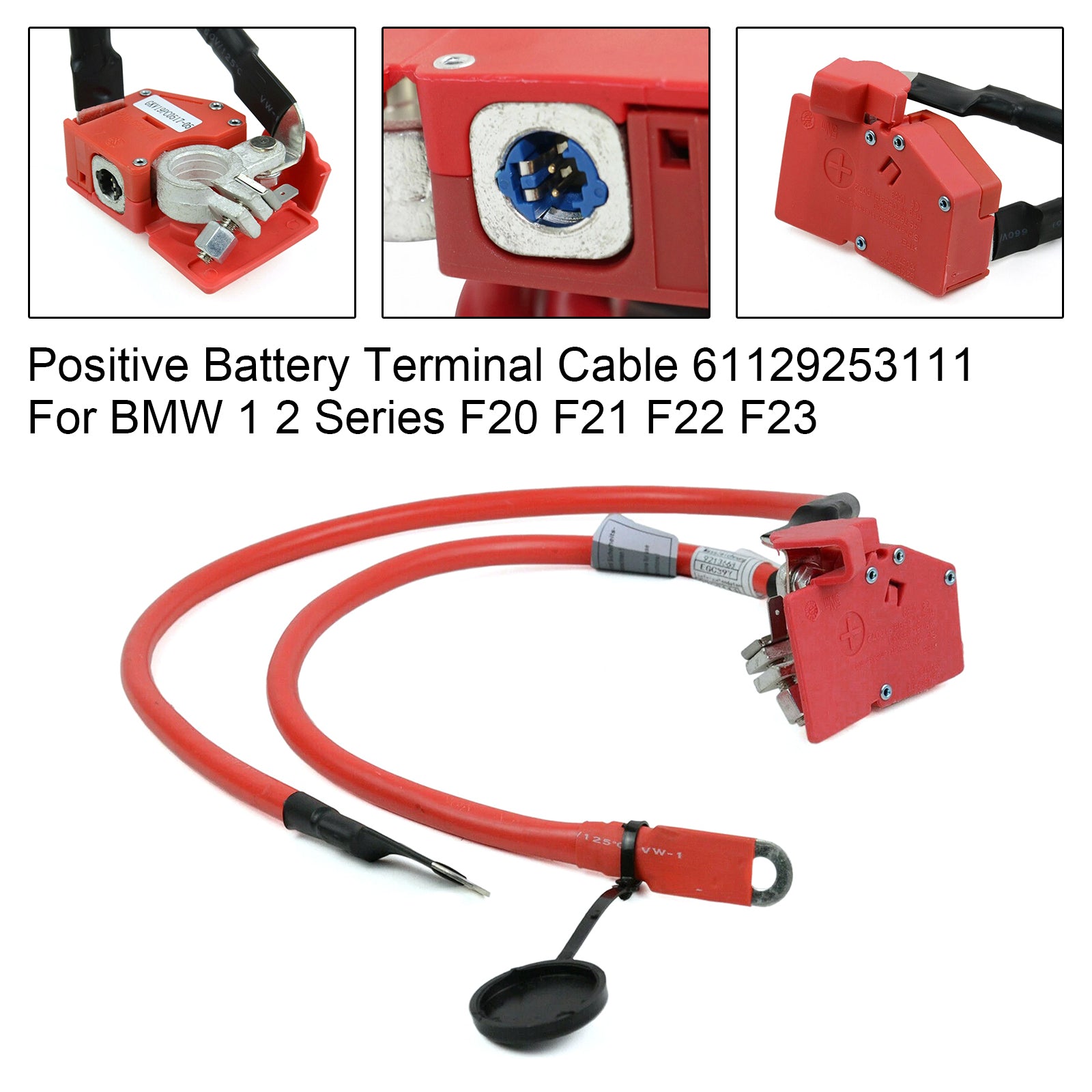 Positieve batterijterminalkabel 61129253111 voor BMW 1 2-serie F20 F21 F22 F23