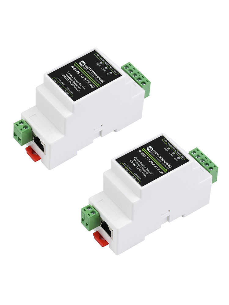 Industriell klass Rs485 till RJ45 Ethernet-modul Multi-värd till seriell portserver