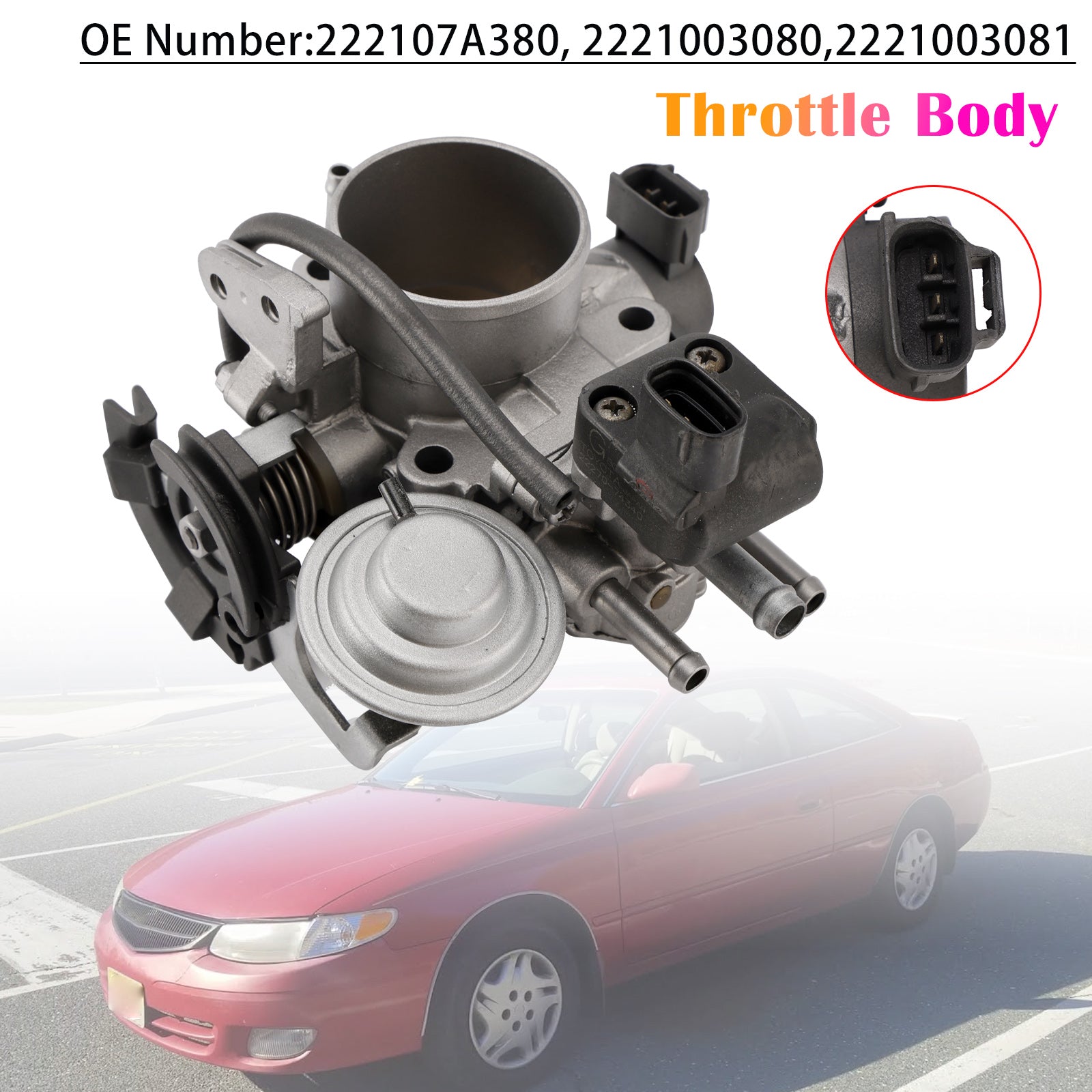 For Toyota Solara ACV20,MCV20,SXV20 1998.06-2002.12 Throttle Body 22210-7A380