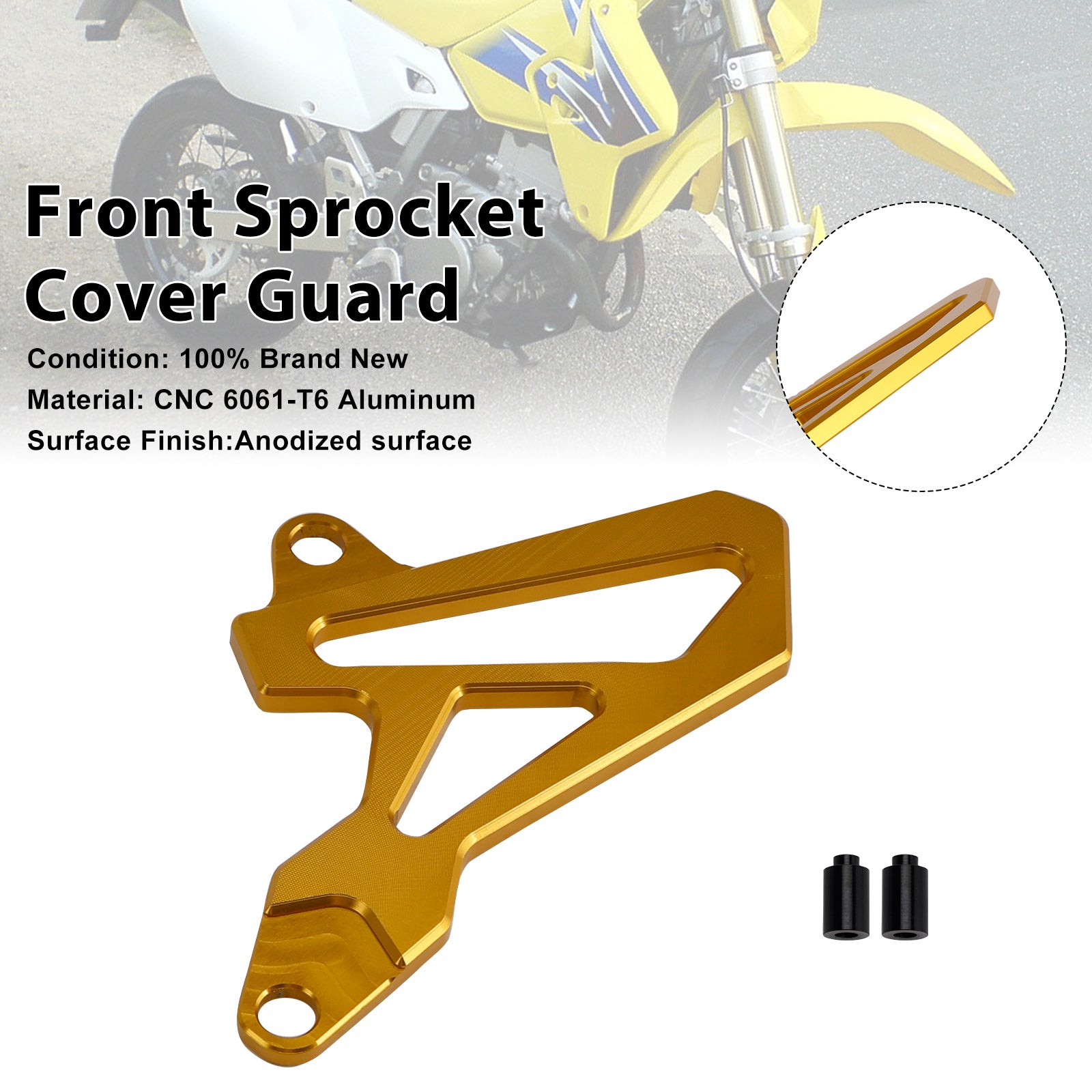 Front Sprocket Cover Guard For Suzuki DR-Z400SM 2000-2024 DRZ400/S/E