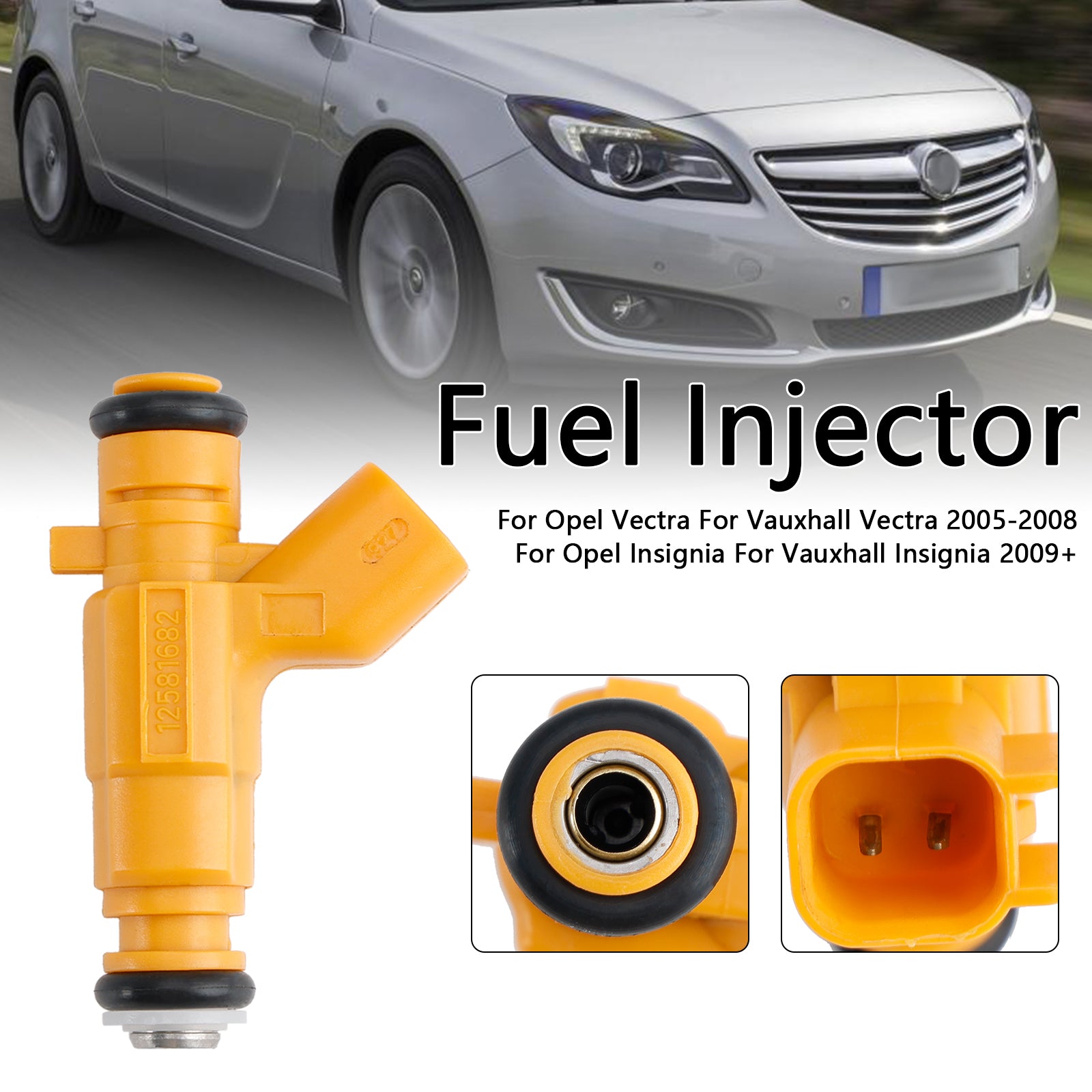 1PCS Fuel Injector 0280156129 FIT VAUXHALL VECTRA FIT SAAB 9-3 2.8L 12581682