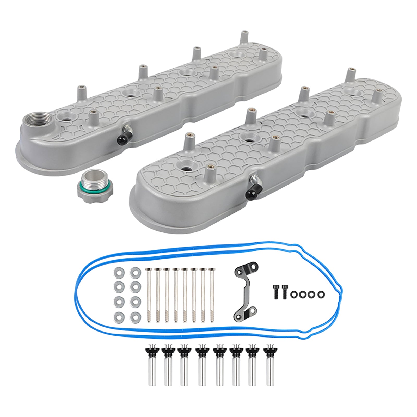 Valve Covers w/Coil Mounts For LS1/ LS2/ LS3/ LS6/ LS7 Similar Soils with 72mm