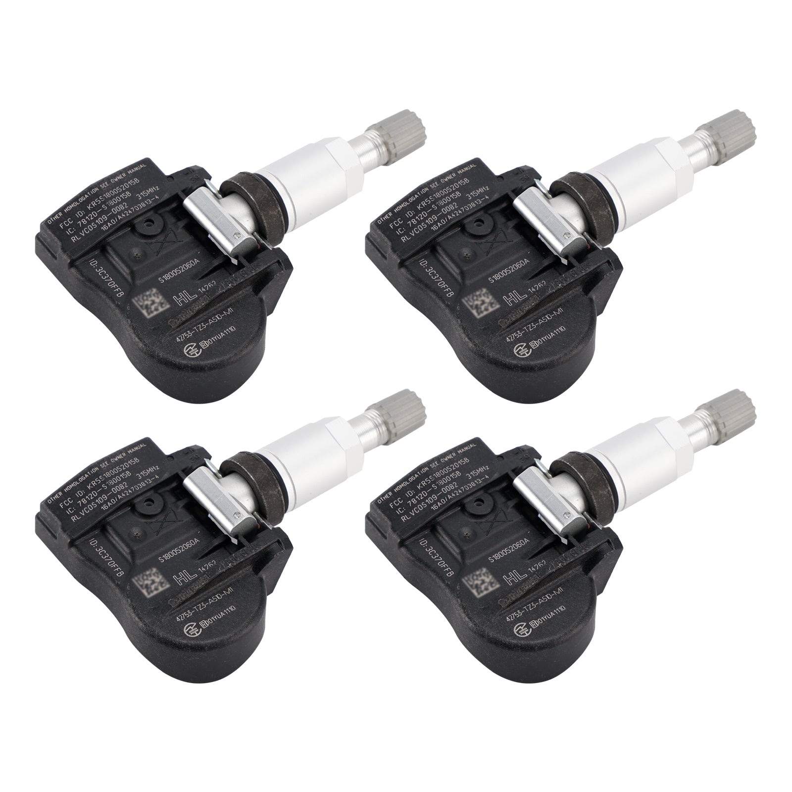 4X TPMS Tire Pressure Sensor For Acura MDX RDX TLX ILX 42753TZ3A51