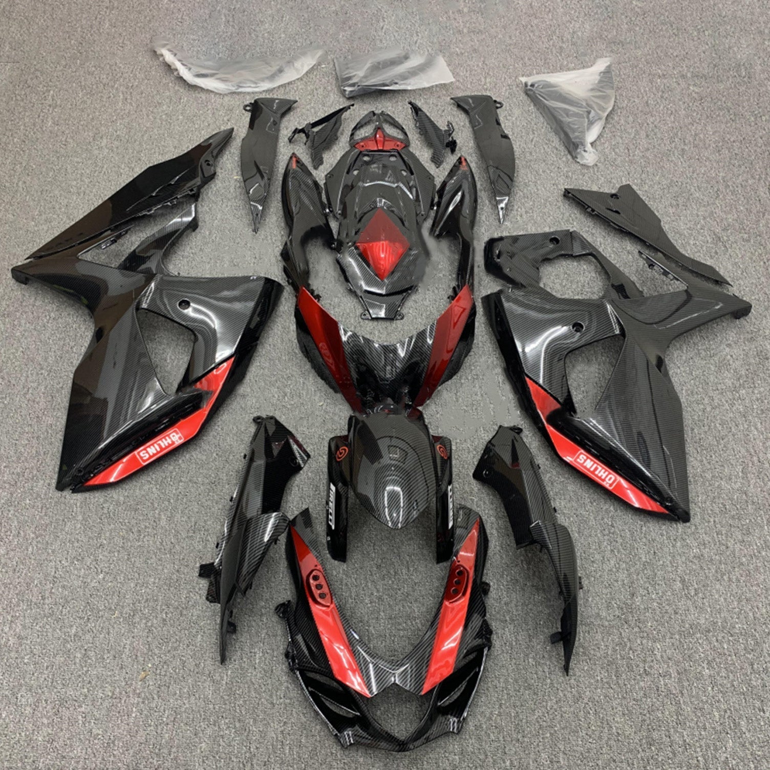 2009-2016 Suzuki gsxr1000 k9 kit de carénage kit de carrosserie en plastique