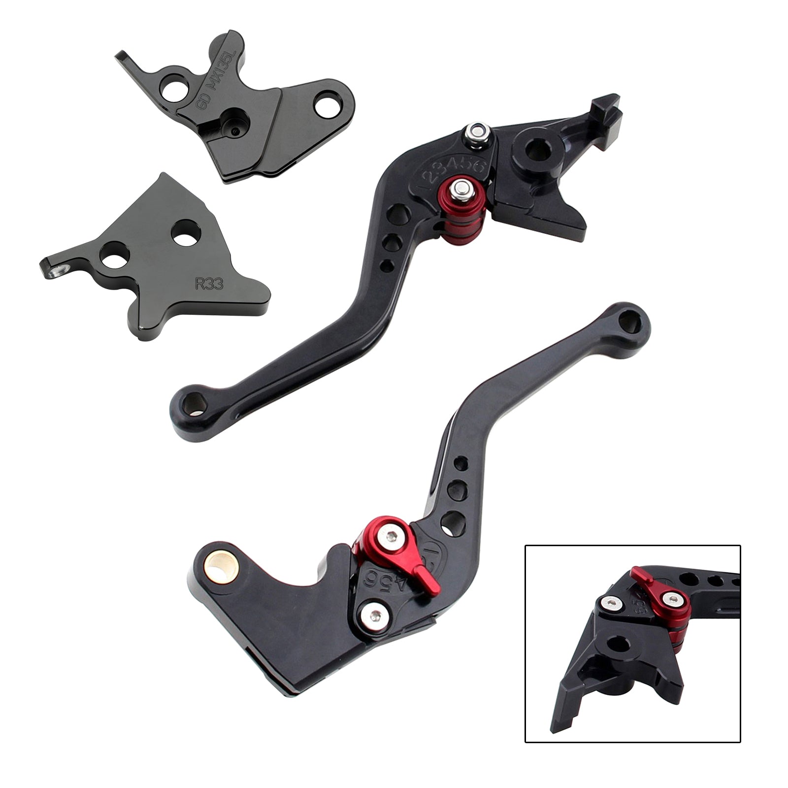 2005-2014 Yamaha YBR125 Ny kort clutchbremsespak