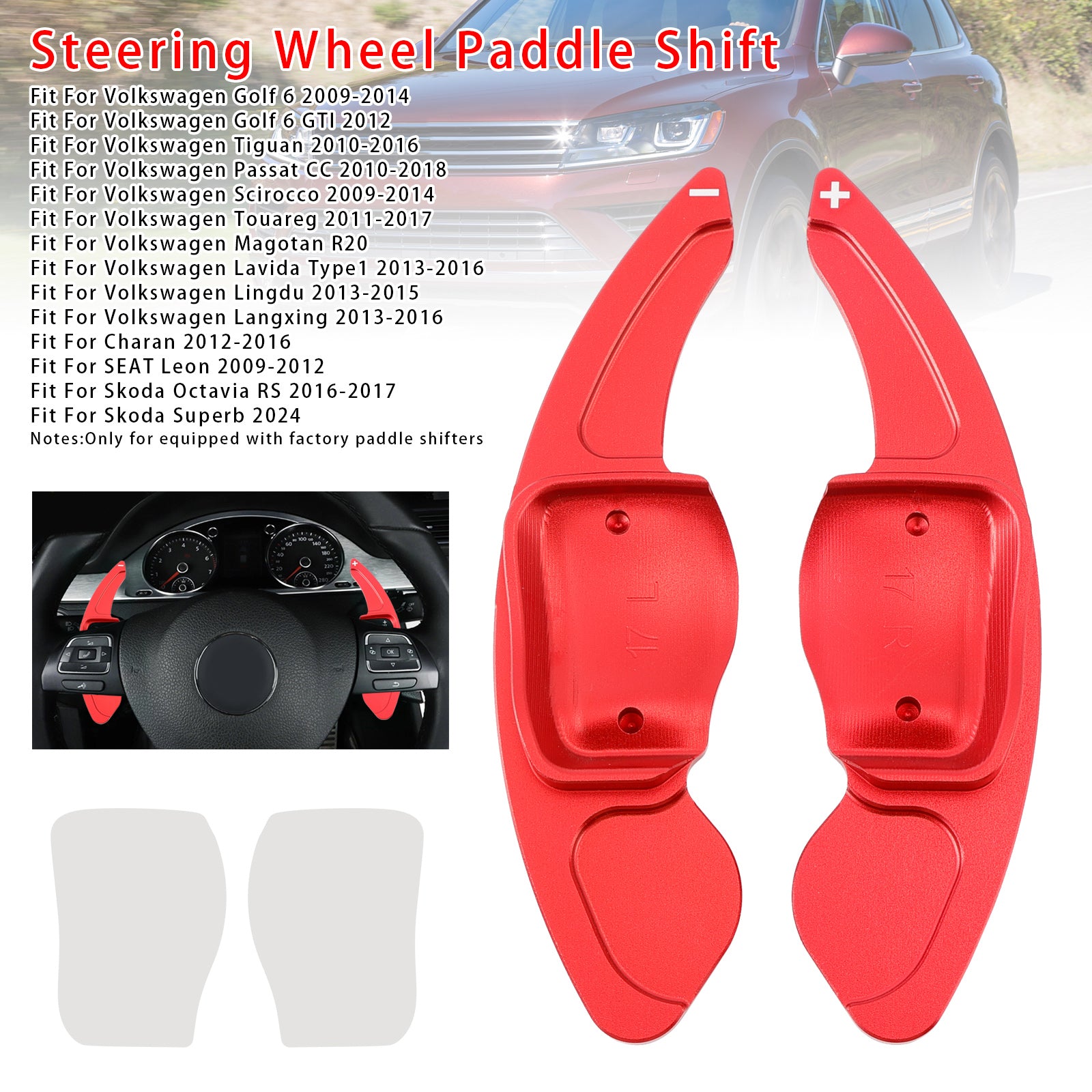 Ratthjulets skifterforlengelse for Seat VW Scirocco