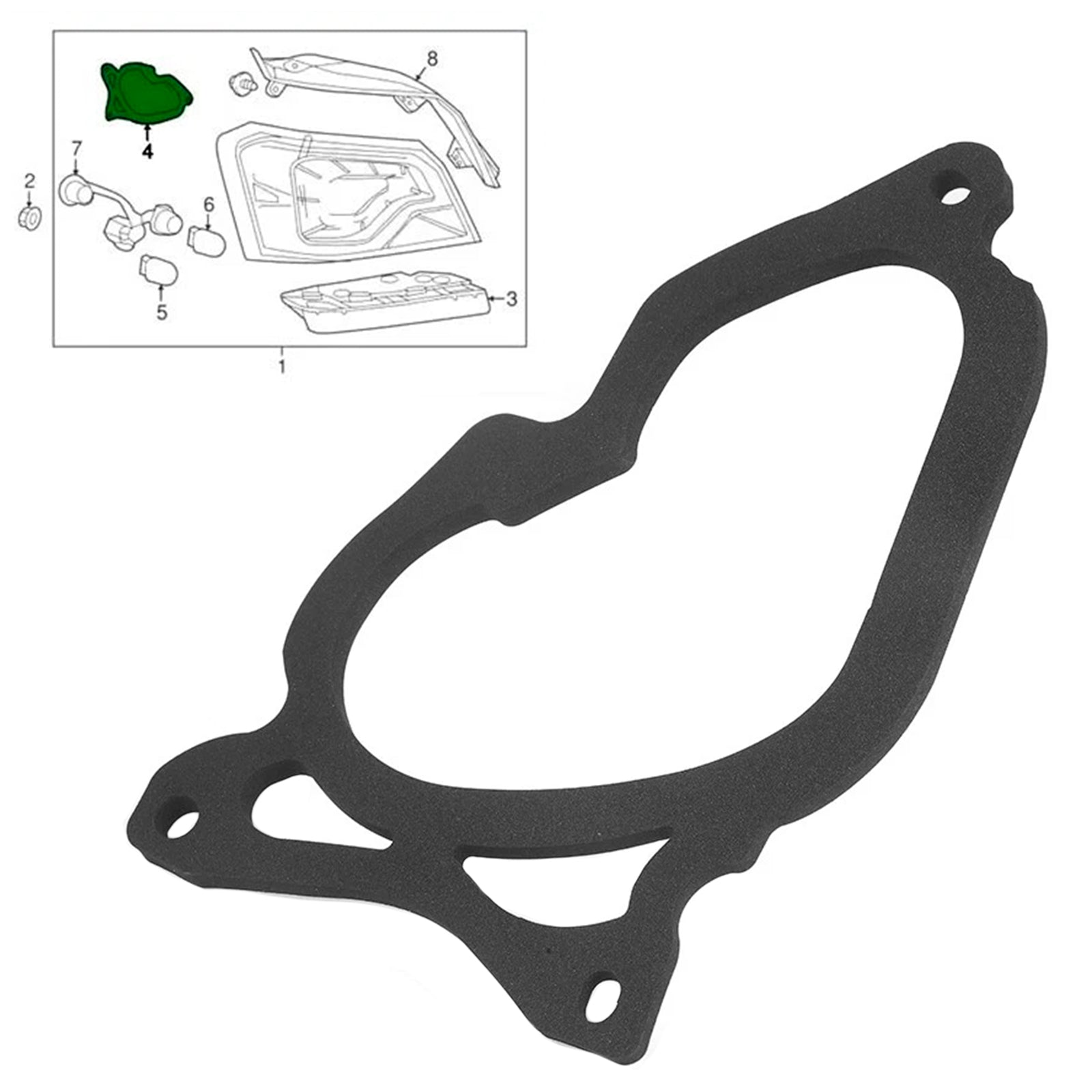 Tail Light Stop Lamp Seal Passenger Side 84527174 For Chevrolet Impala 14-20