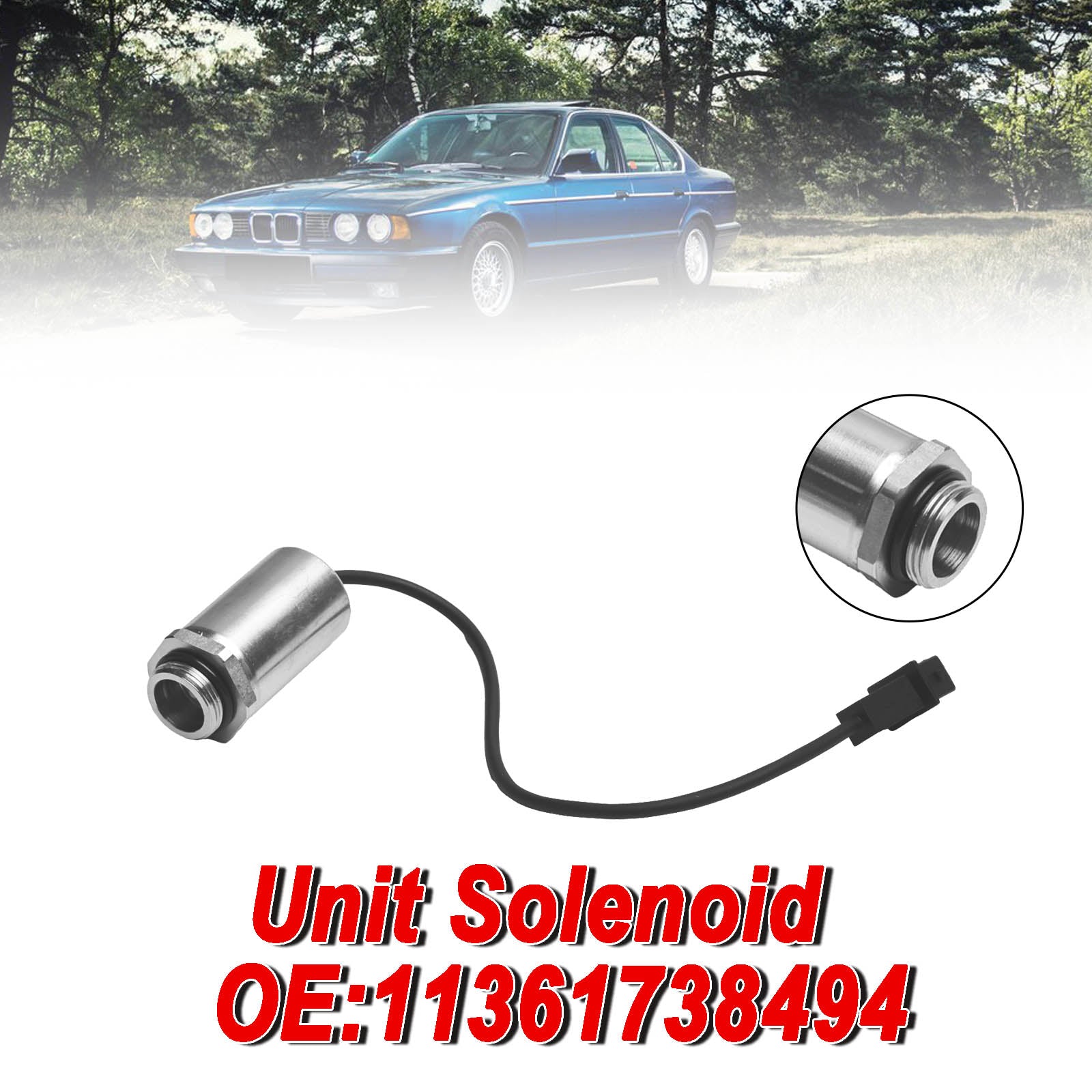 Solénoïde d'unité 11361738494 pour BMW E34 525i M50 M52 S50 S52 E36 325i E46 325i M3