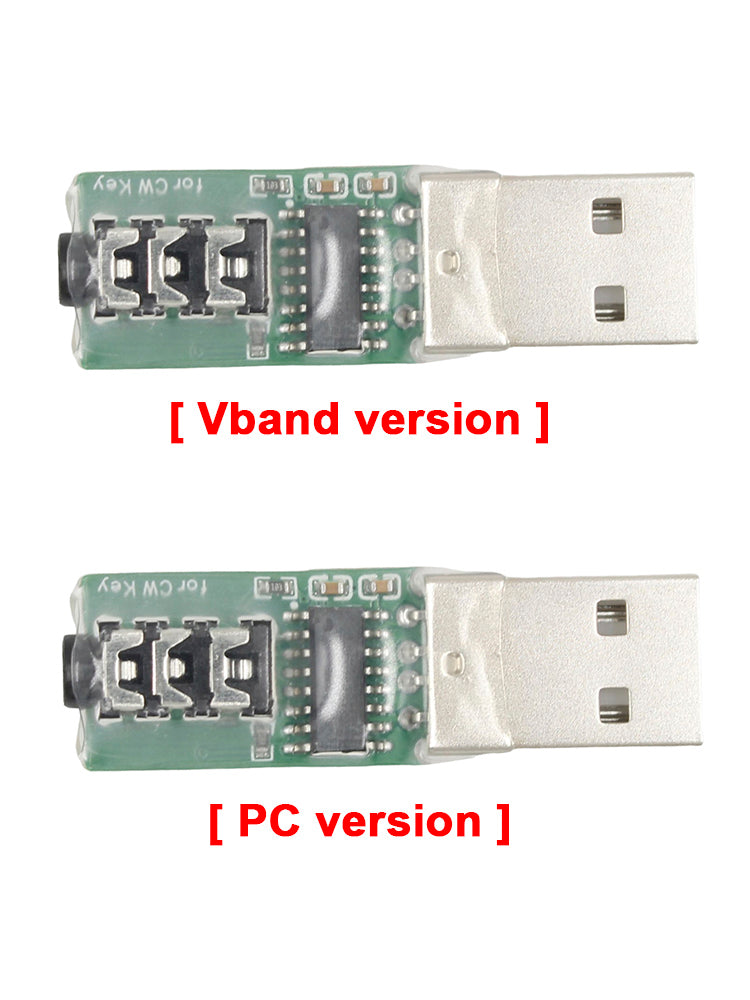 Entrenador de claves CW Entrenador de código Morse Entrenador de claves Vband Conector de PC para teléfono móvil