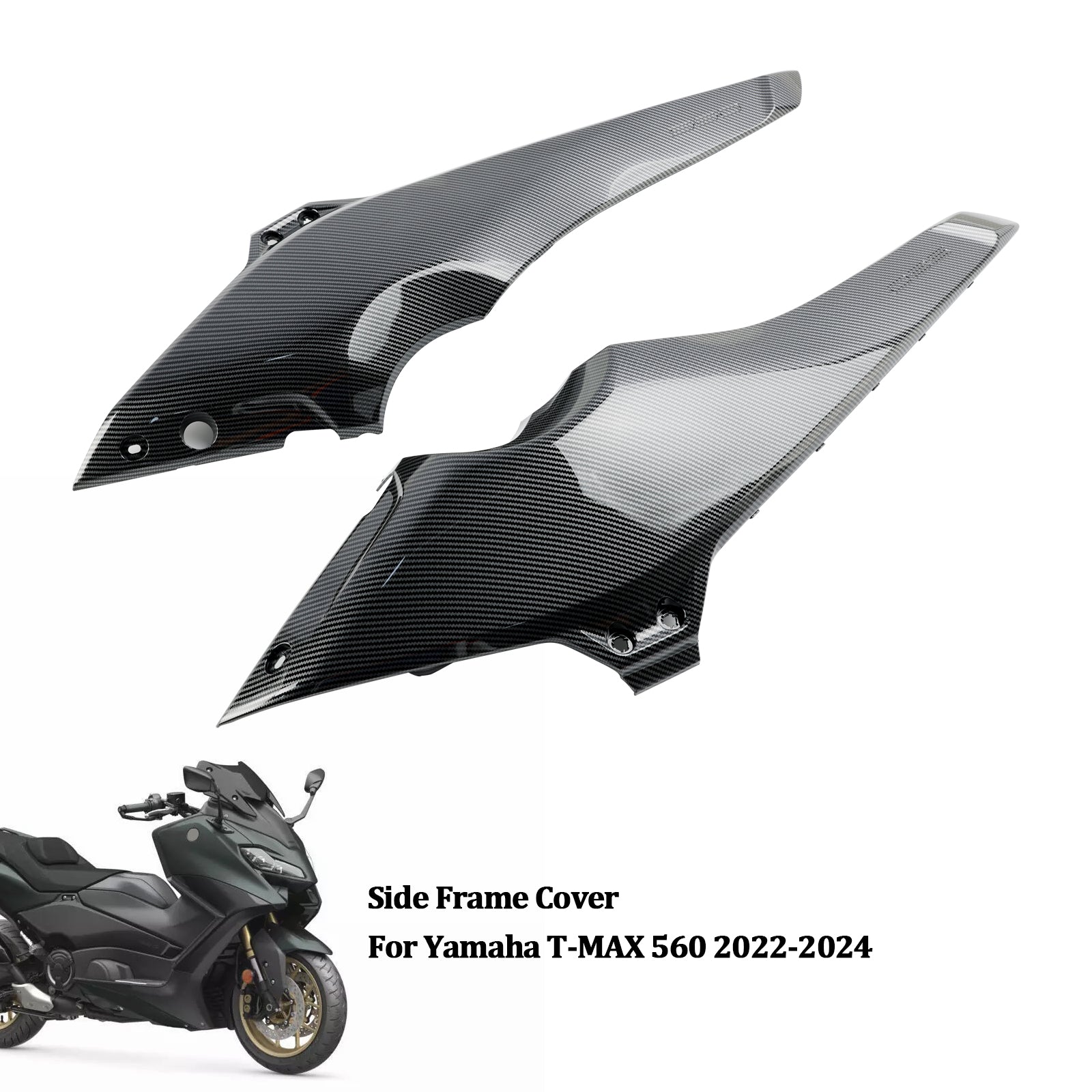 Painéis de tampa da estrutura lateral Capuzes para Yamaha T-MAX 560 2022-2024
