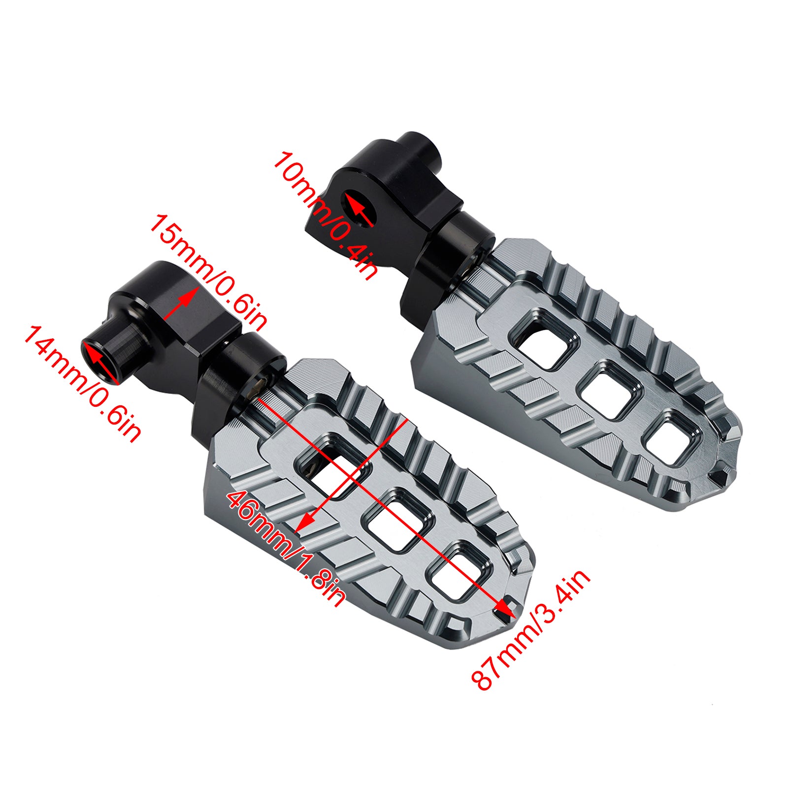 Repose-pieds avant repose-pieds adaptés pour YAMAHA Tenere 700 XTZ700 YZ250X YZ125X 19-24