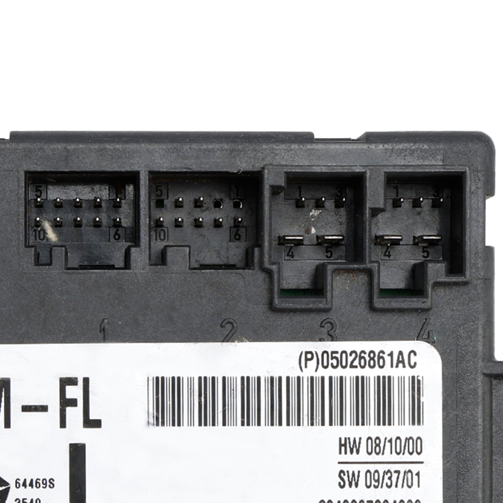 2007-2020 Dodge Chrysler Front vänster förardörrmodul 05026861AC