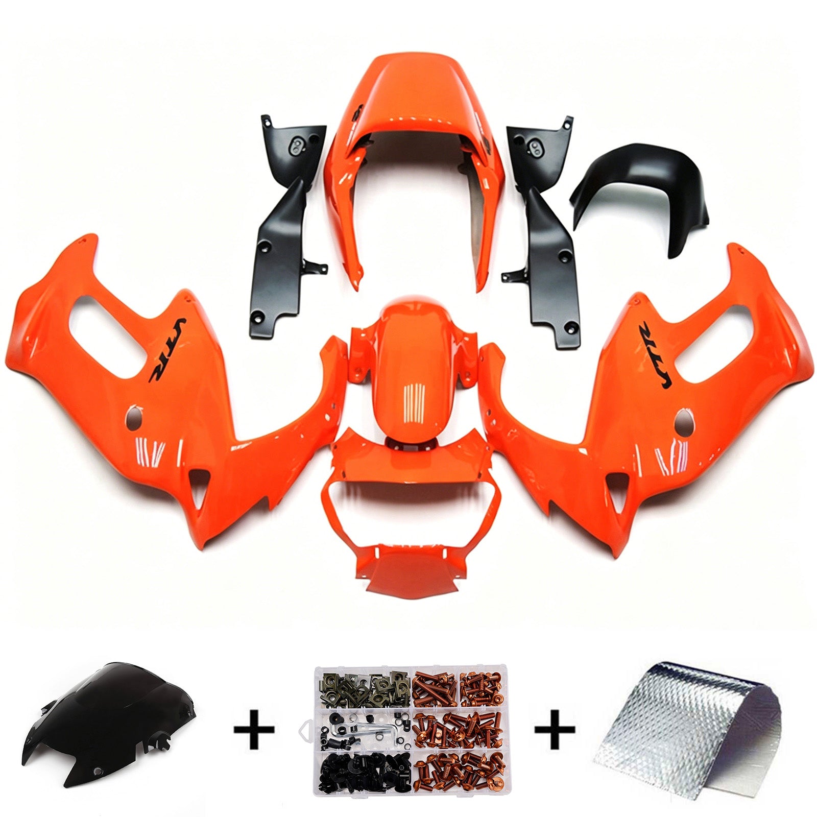 Injection Fairing Kit Bodywork Plastic ABS For Honda VTR1000F 1997-2005