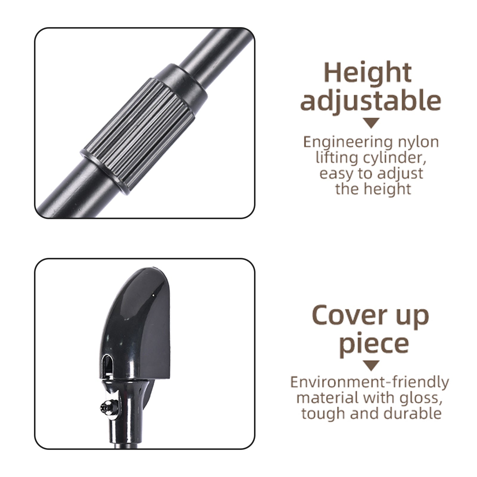 Universal Surround Sound Adjustable Height Speaker Stands Set Of 2 Speaker