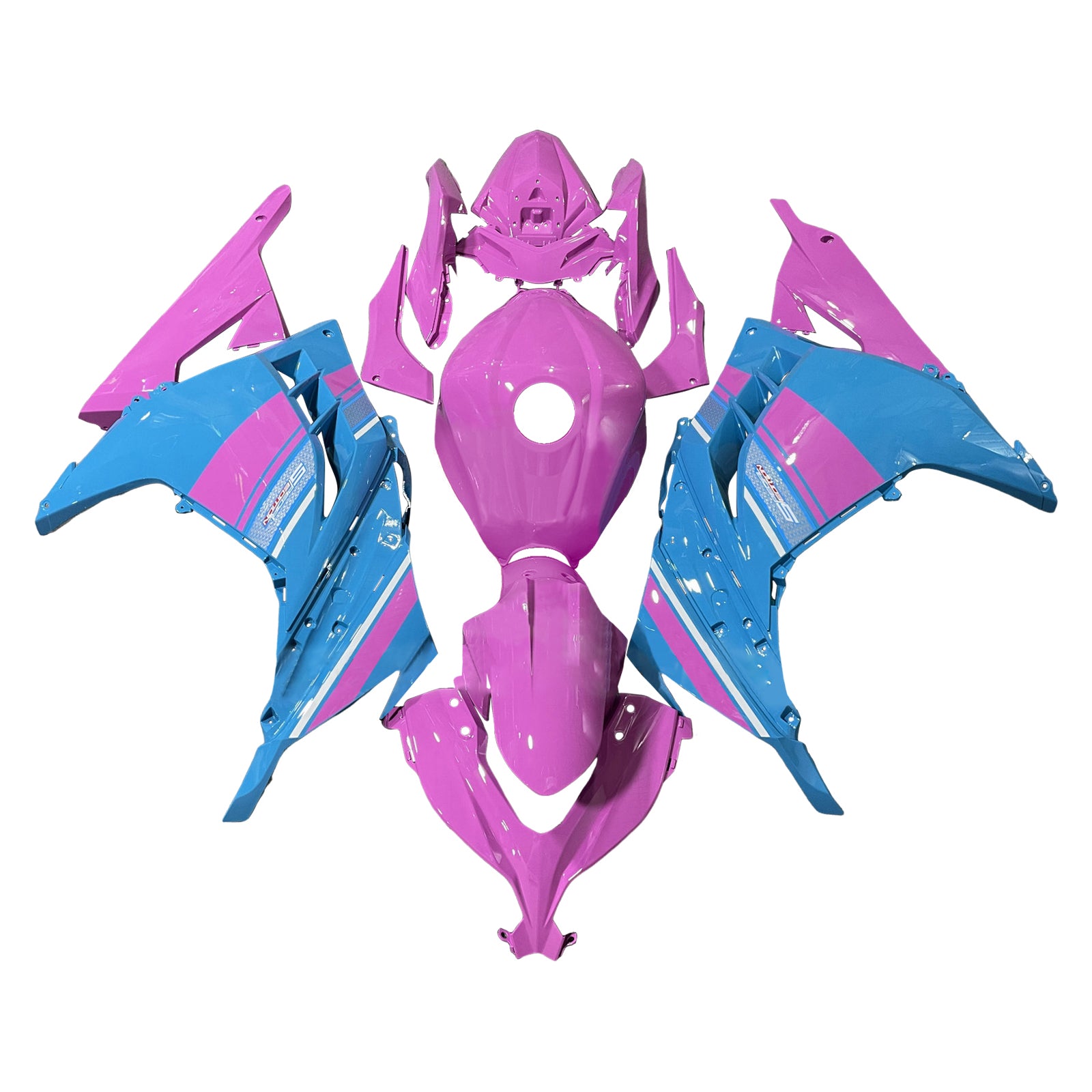 Injectie Kuip Kit Carrosserie Kunststof ABS geschikt voor Kawasaki EX300 Ninja 300 2013-2024