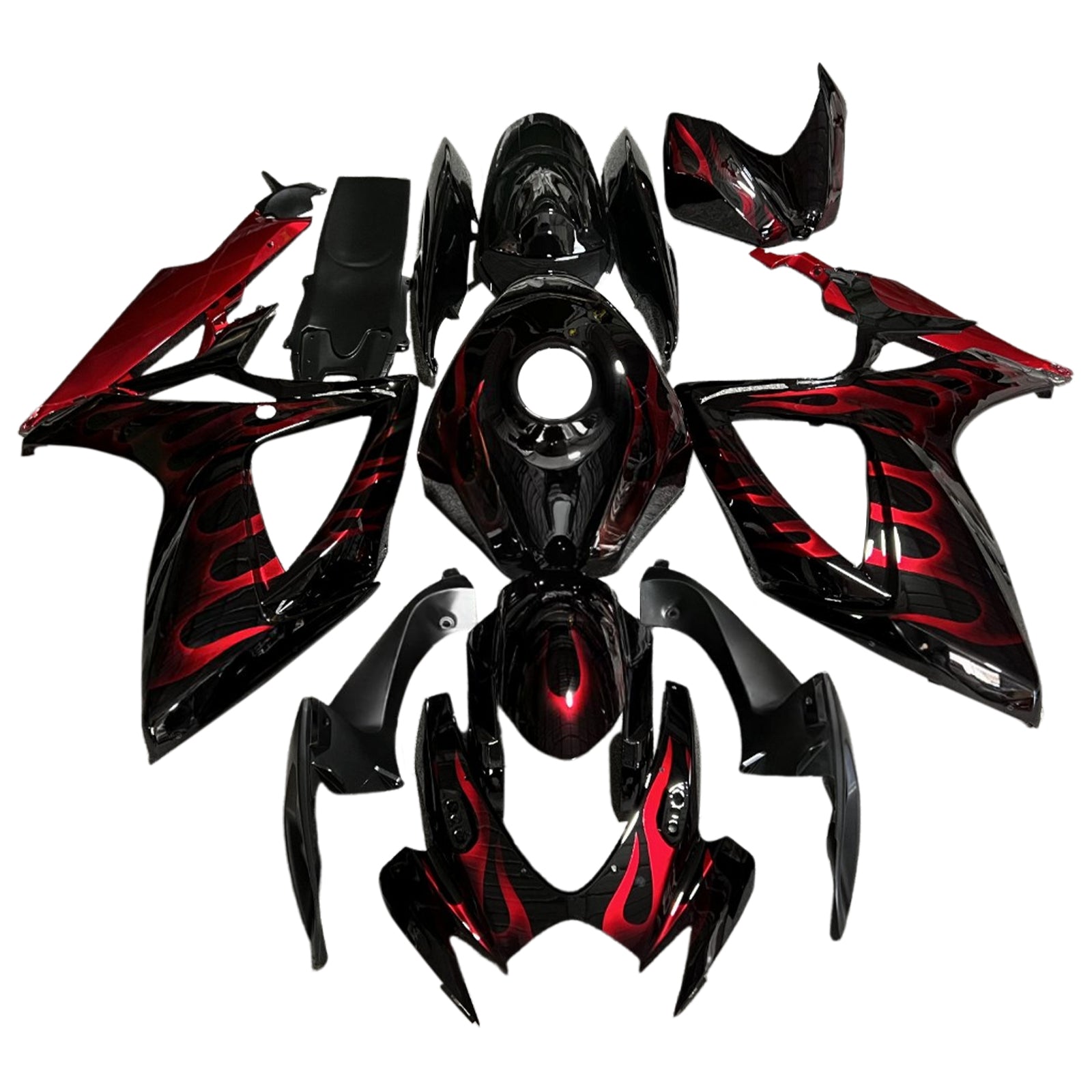 Kad karosérie vstrekovania Plastová ABS pre Suzuki GSXR 600/750 2006-2007 K6