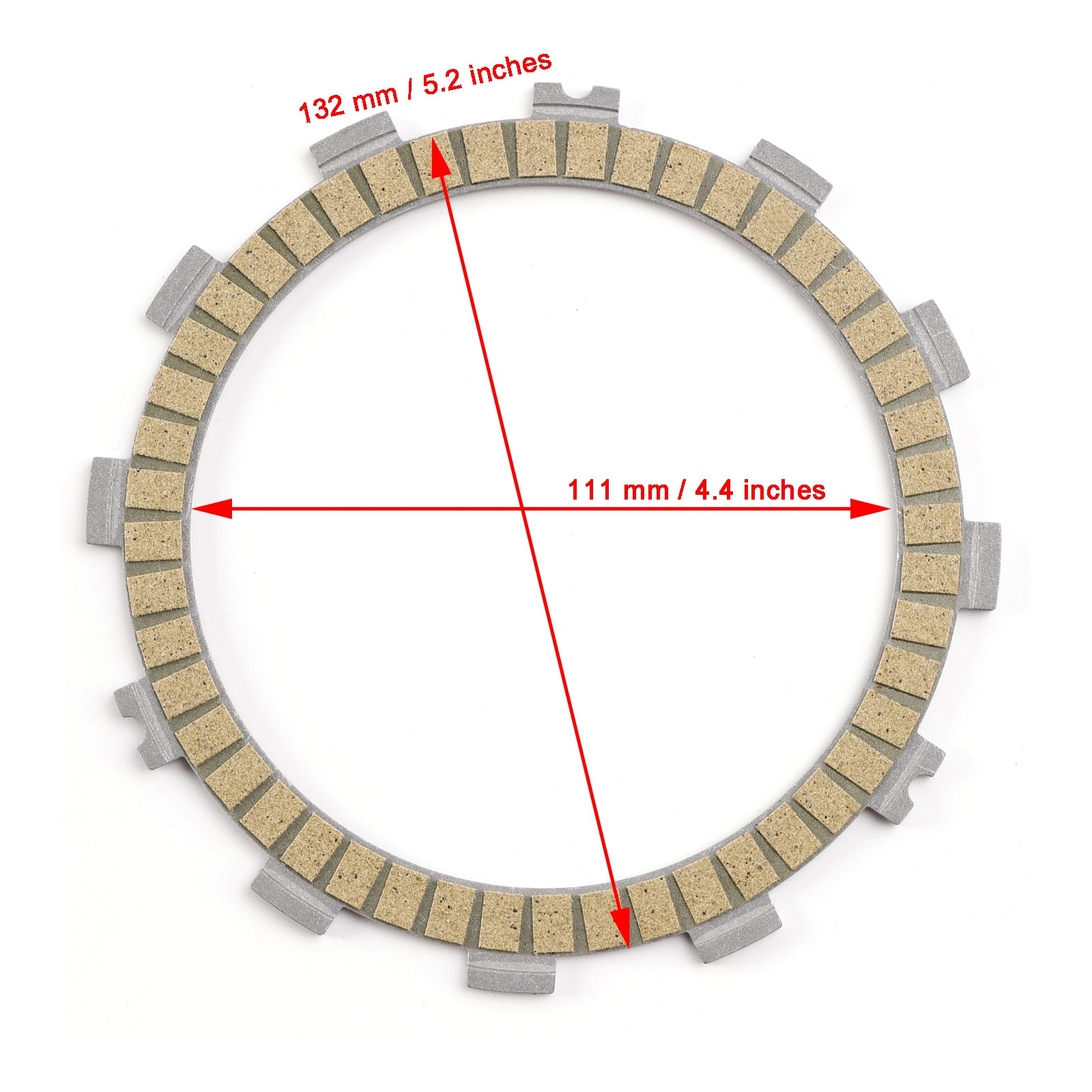 Súprava pre trenie spojky pre Suzuki GSXR600 GSXR750 K6/K7 2006-2007 21441-36F30