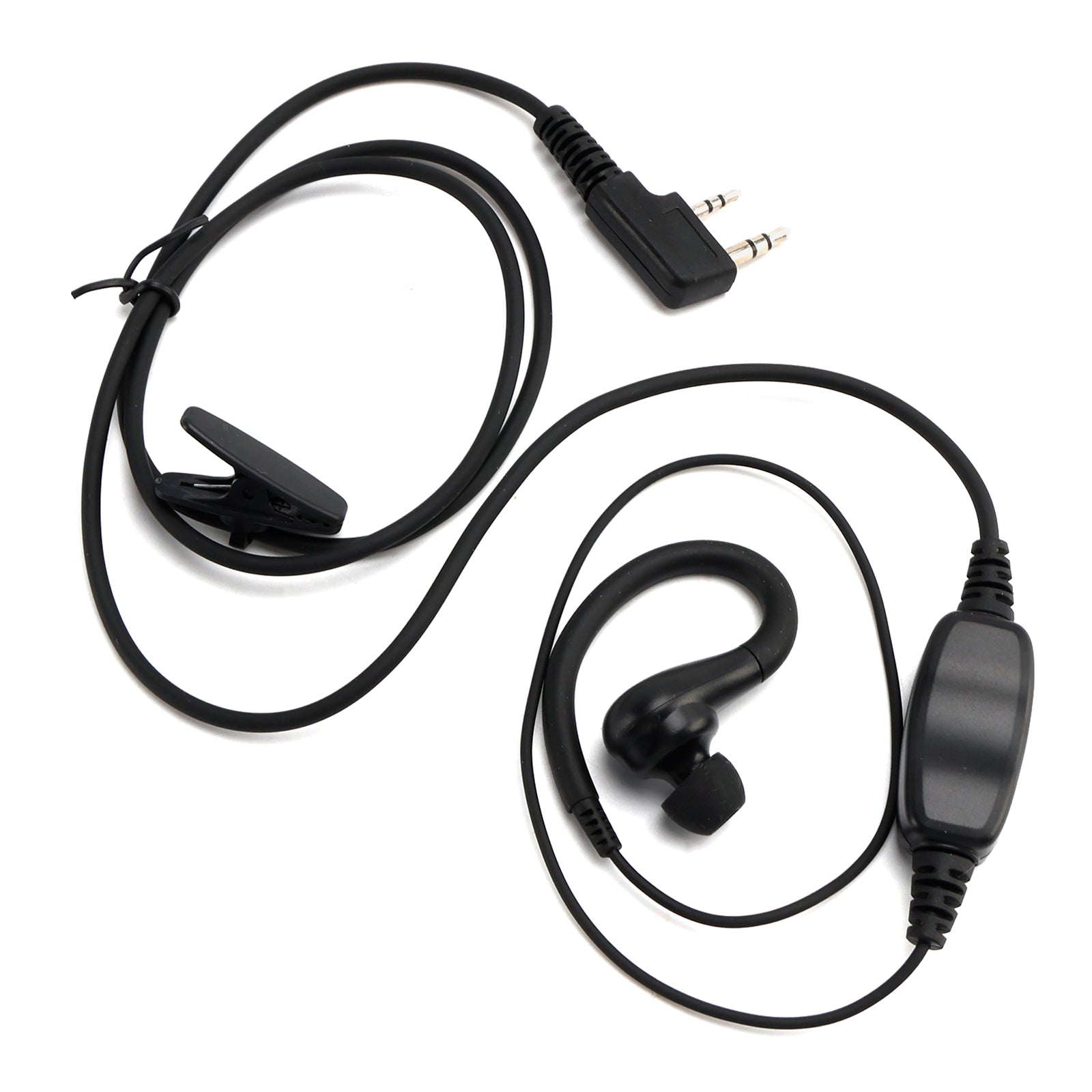 Casque à crochet d'oreille bicolore K-029 636, pour TK-220 TH-F6 RPV516A KG-UVD1P TG-2AT