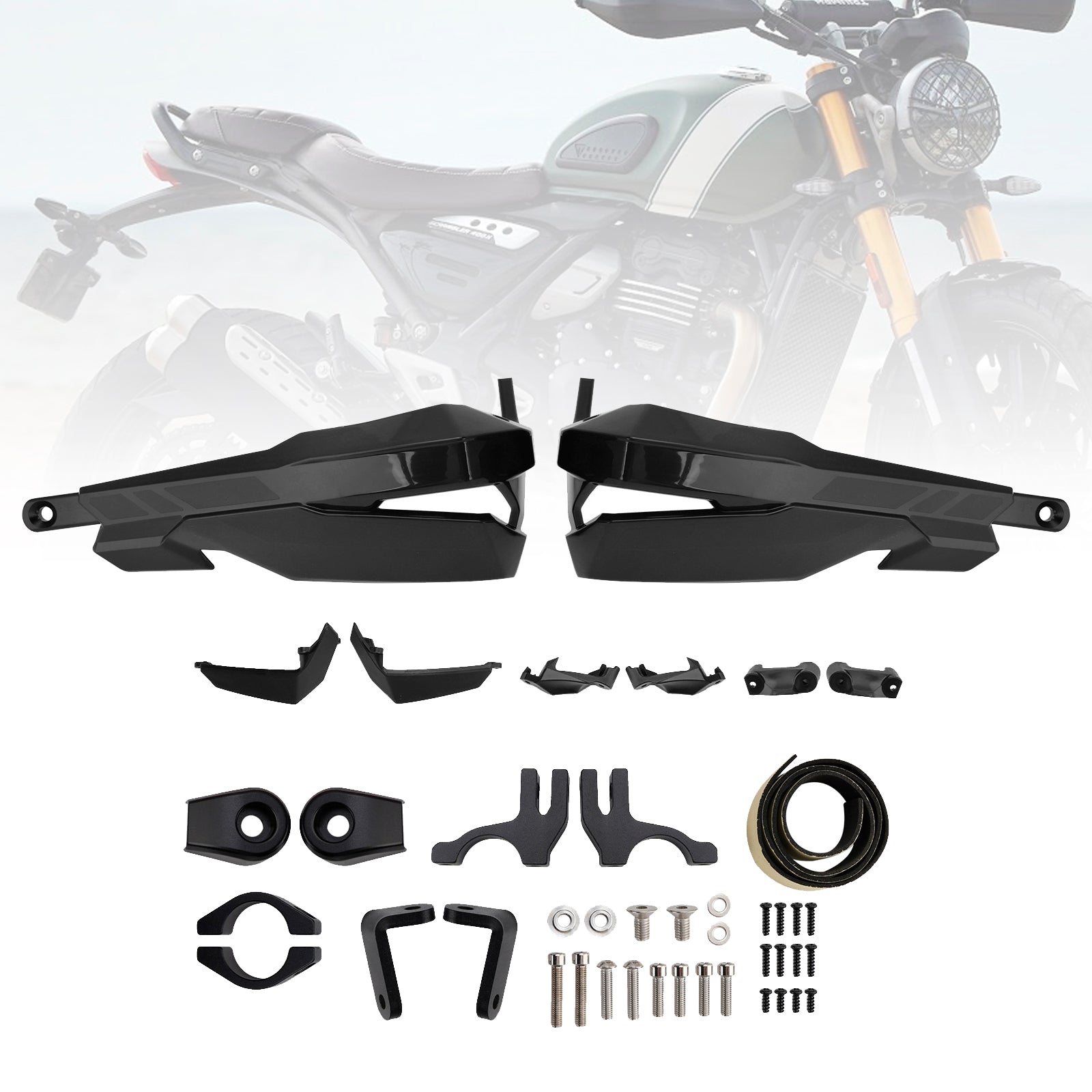 2024-2025 SCRAMBLER 400 X Handguard Protector
