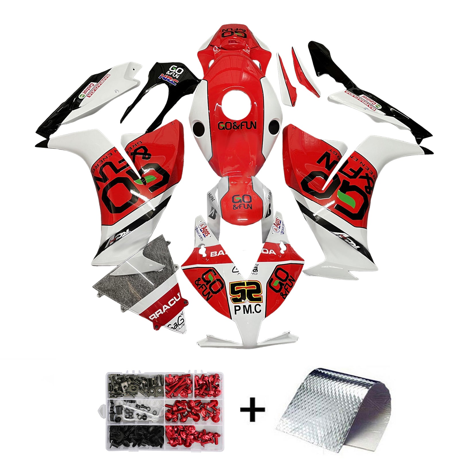 Injektionsmässa Kit Bodywork Plastic ABS för Honda CBR1000RR 2012-2016