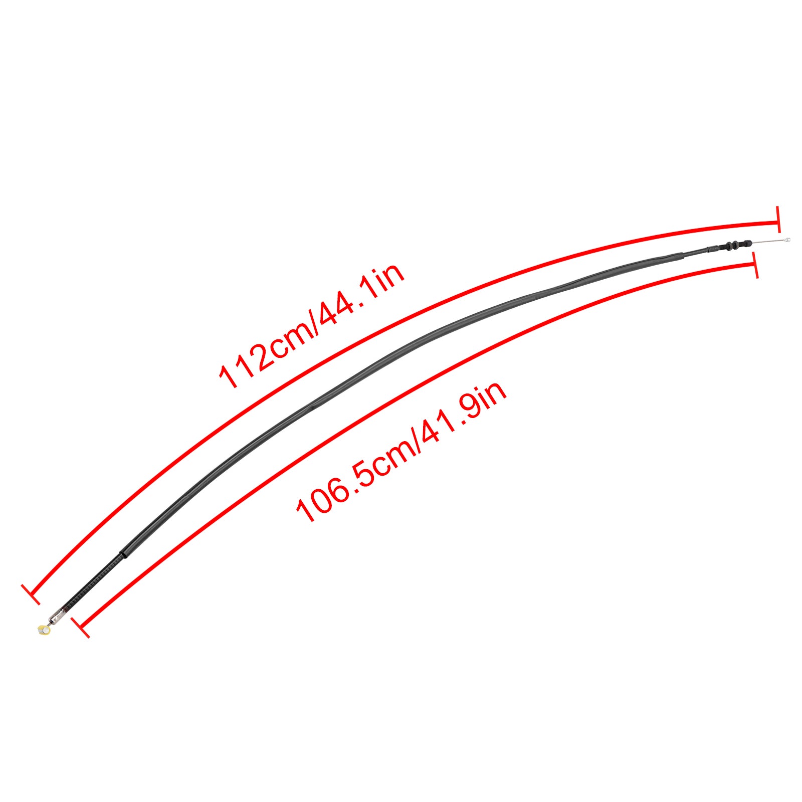 2012-2016 Honda NC700/NC750 motorfietskoppelingskabel vervangend zwart