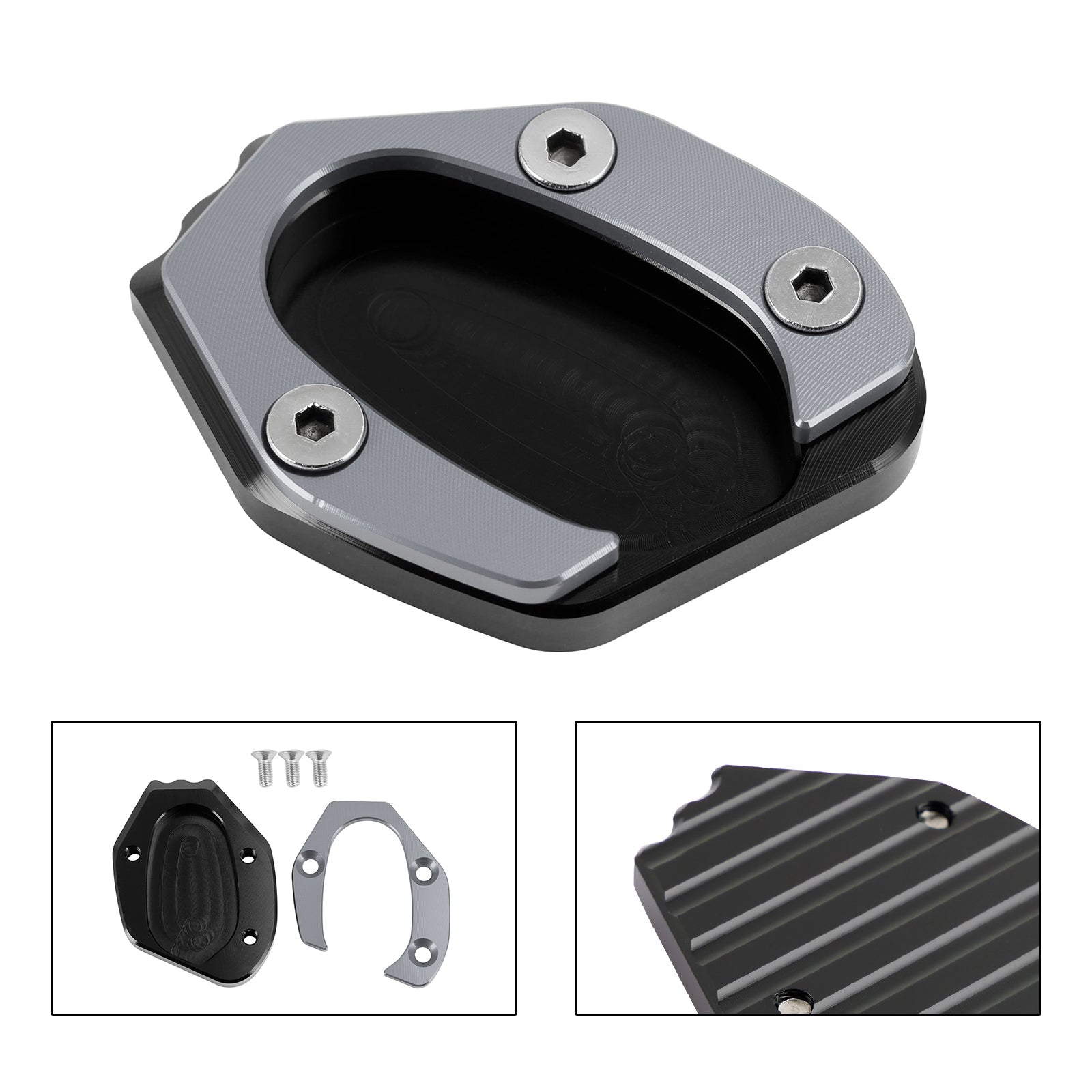 Almohadilla de placa ampliada de soporte para speed twin 1200 19-21 thruxton 1200/R 16-19