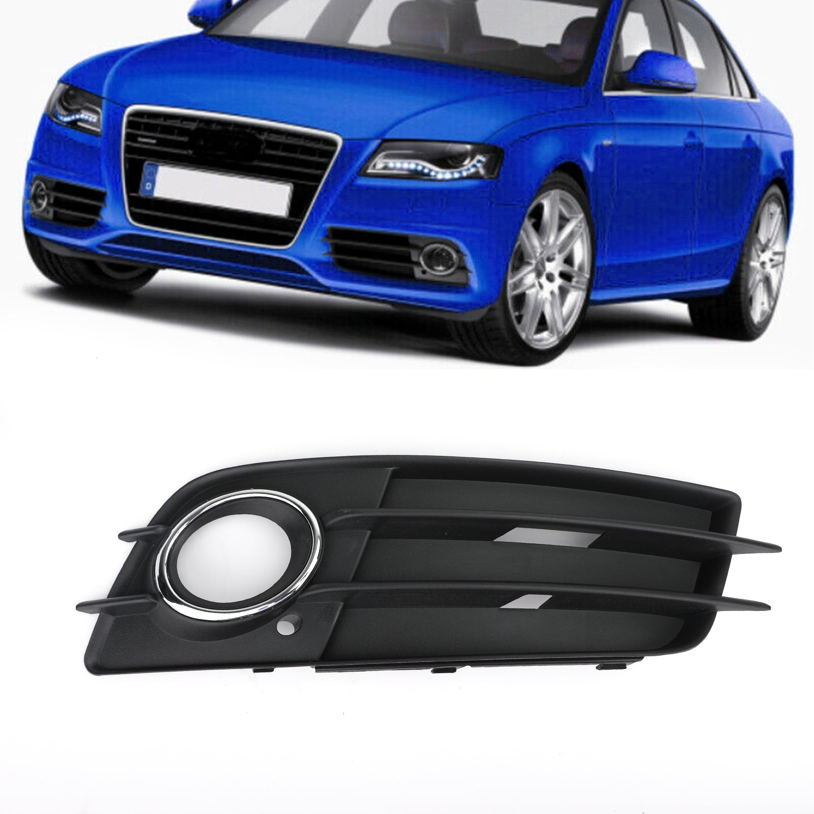 2008-2012 Audi A4 B8 S-Line S4 Paar Auto Mistlamp Grille Cover Links&Rechts