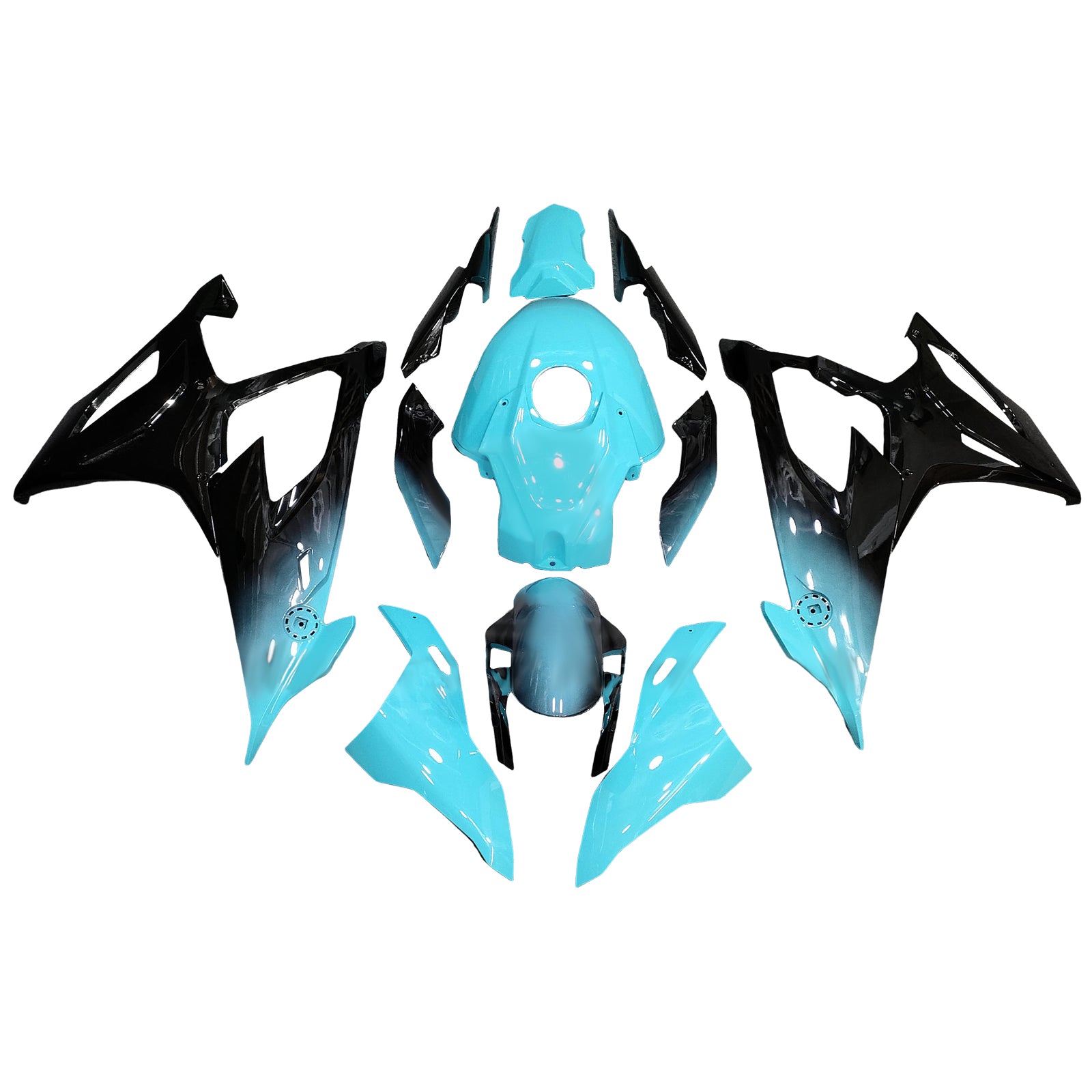 2019-2022 BMW M1000RR S1000RR Kit de carénage d'injection carrosserie plastique ABS