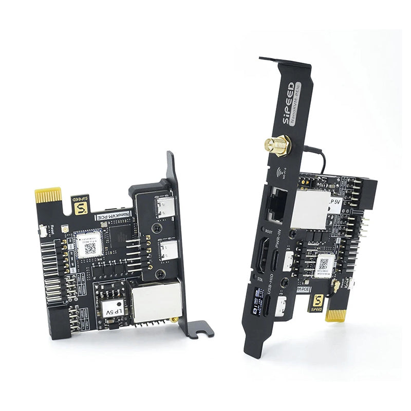 Sipeed NanoKVM-PCIe-afstandsbedieningsserver RISC-VPiKVM installatie op afstand van het bureaublad