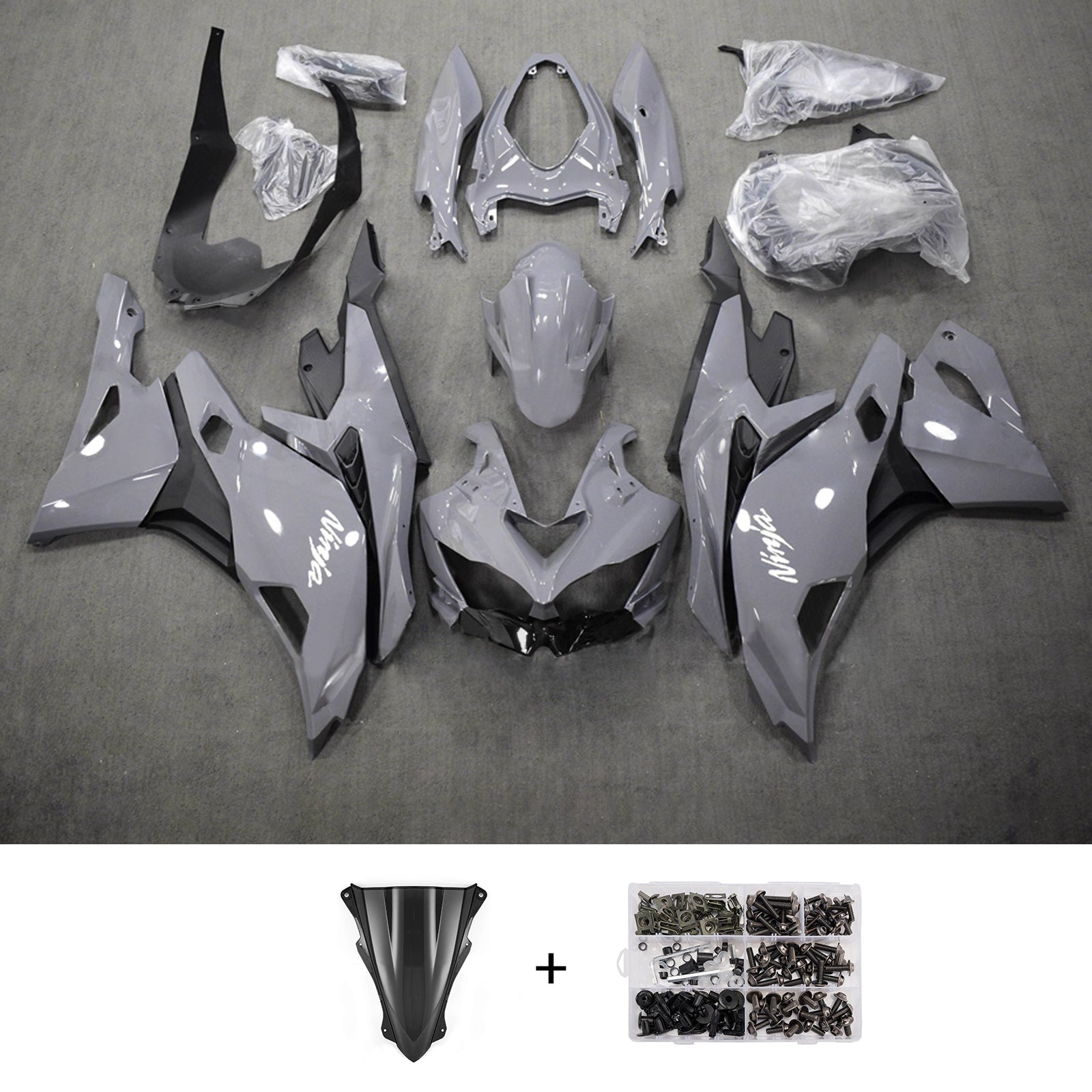 Injection Fairing Kit fit For Kawasaki Ninja ZX-25R ZX-4R ZX-4RR 2019-2025